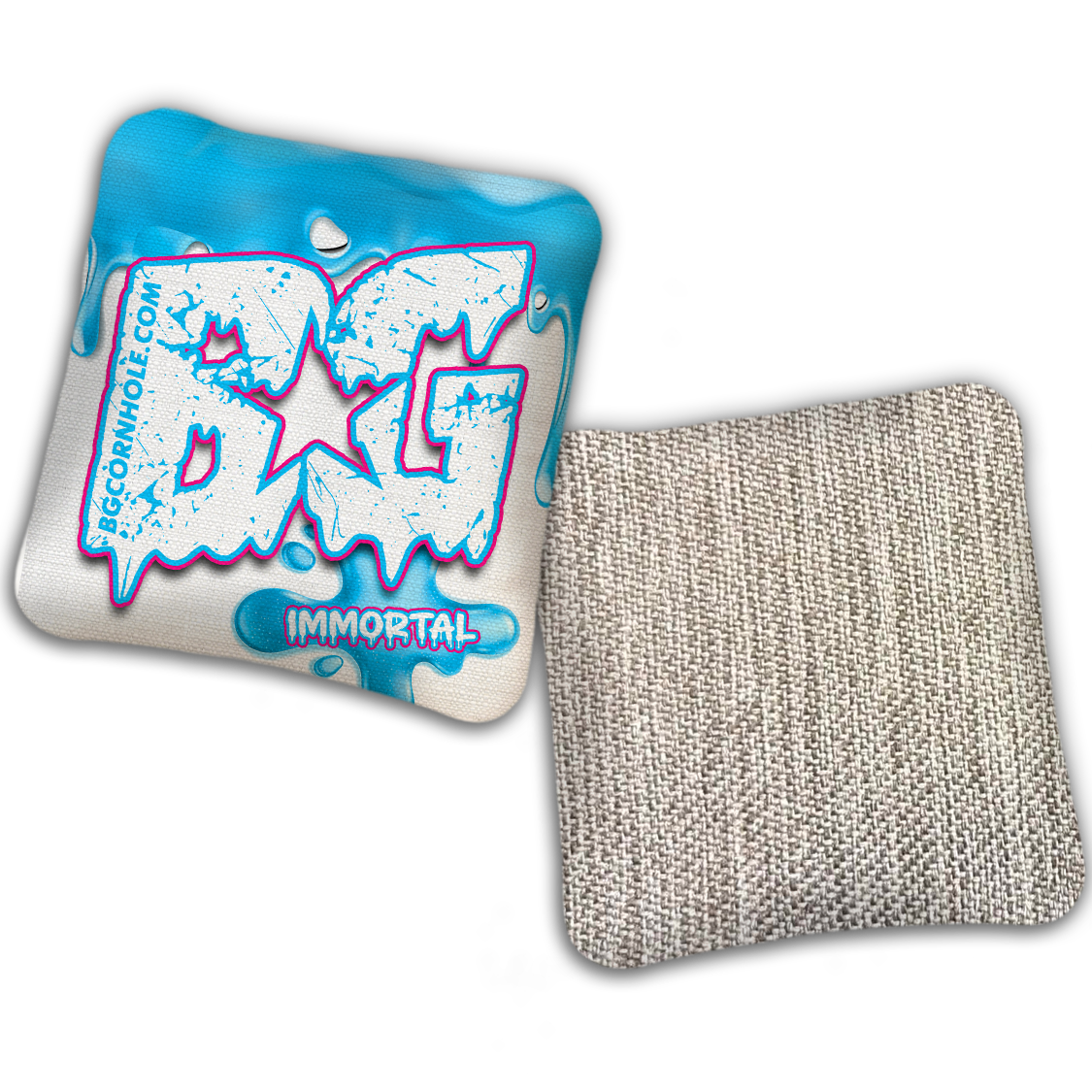 UNSTAMPED BG Multiple Bag Models "DRIP" - Cornhole Bags - SET OF 4 BAGS