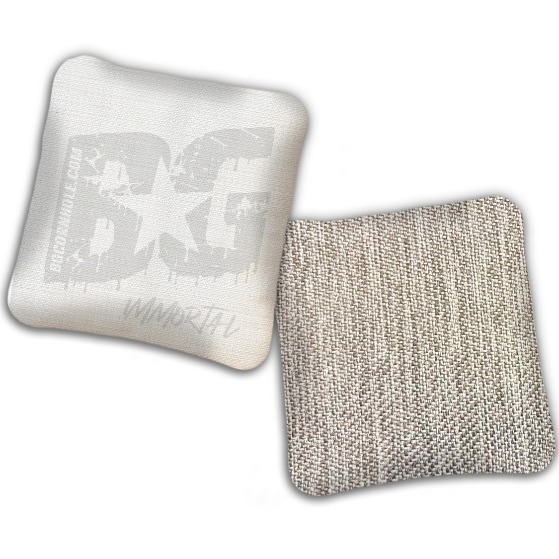 UNSTAMPED BG Multiple Bag Models "Whiteout" - Cornhole Bags - SET OF 4 BAGS