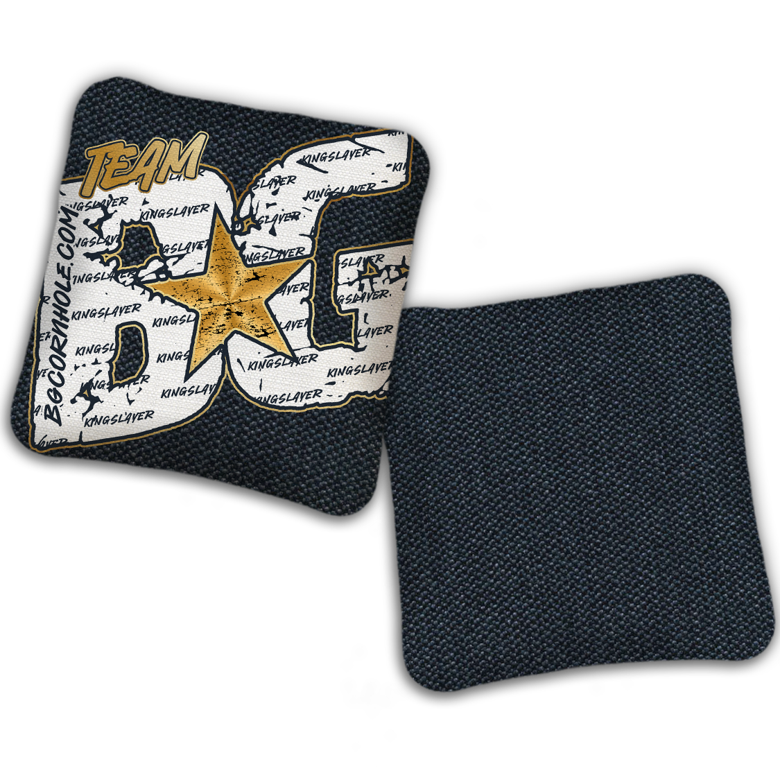 UNSTAMPED BG Kingslayer "Big BG Colormatch" - Cornhole Bags - SET OF 4 BAGS