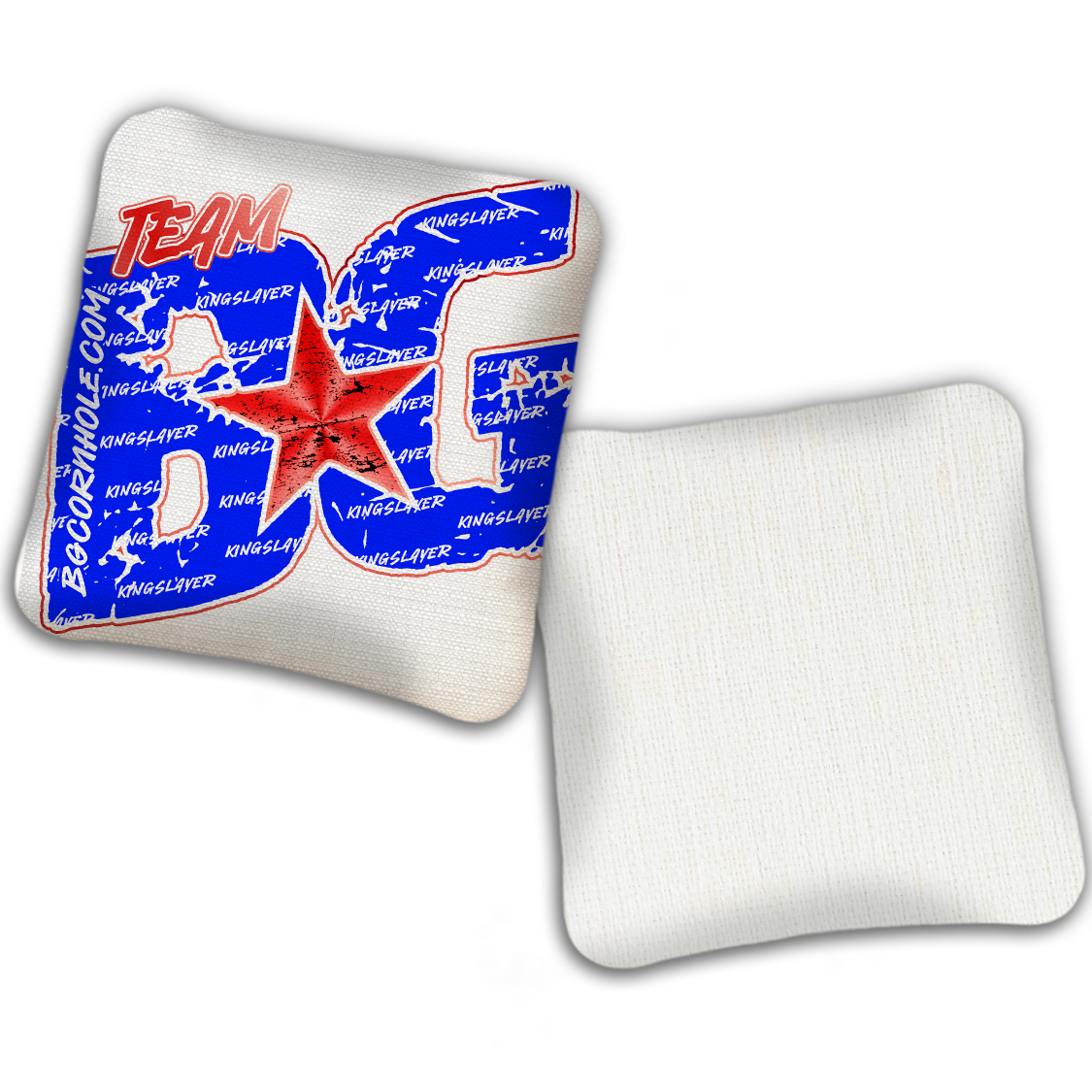 UNSTAMPED BG Kingslayer "Big BG Colormatch" - Cornhole Bags - SET OF 4 BAGS