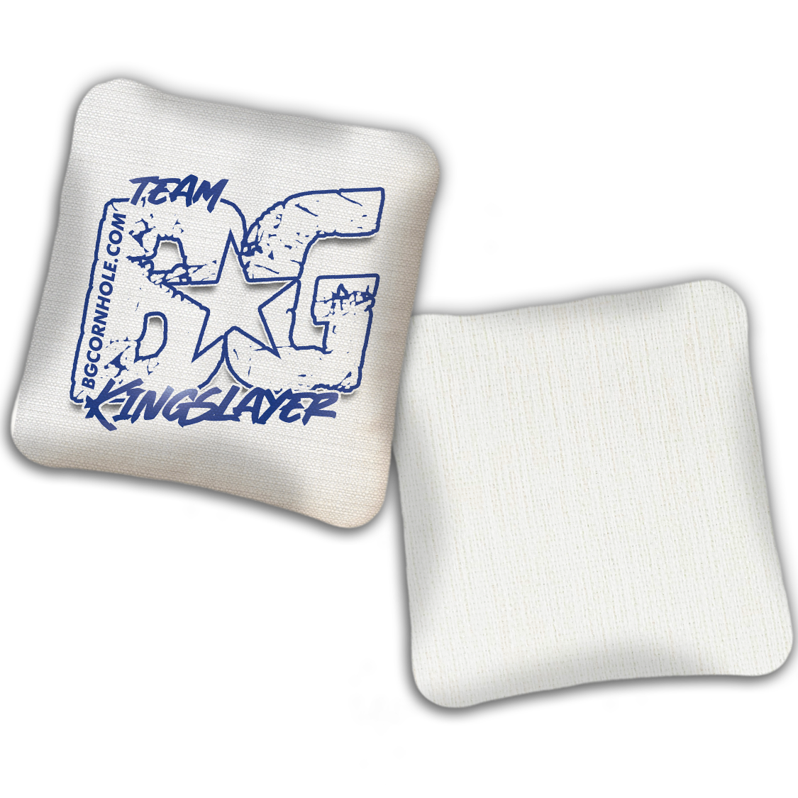 UNSTAMPED BG Multiple Bag Models "OUTLINED TEAM BG" - Cornhole Bags - SET OF 4 BAGS