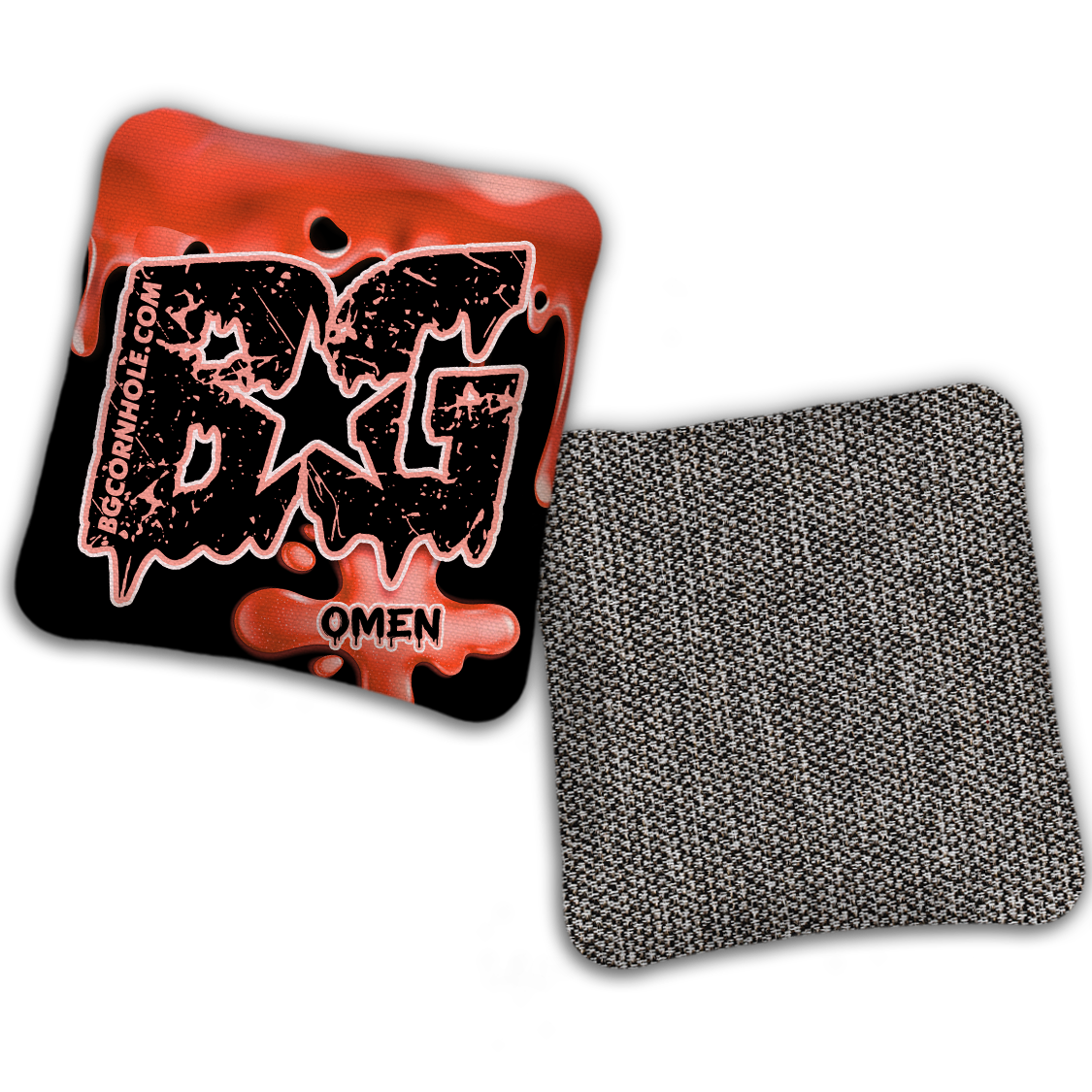 UNSTAMPED BG Multiple Bag Models "DRIP" - Cornhole Bags - SET OF 4 BAGS