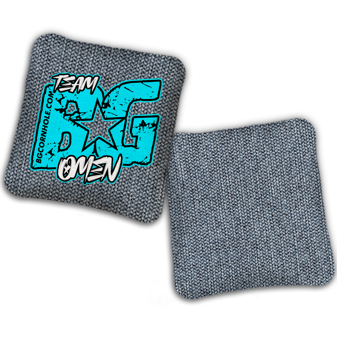 UNSTAMPED BG OMEN “ESPN THROWBACK COLORMATCH" - Cornhole Bags - SET OF 4 BAGS