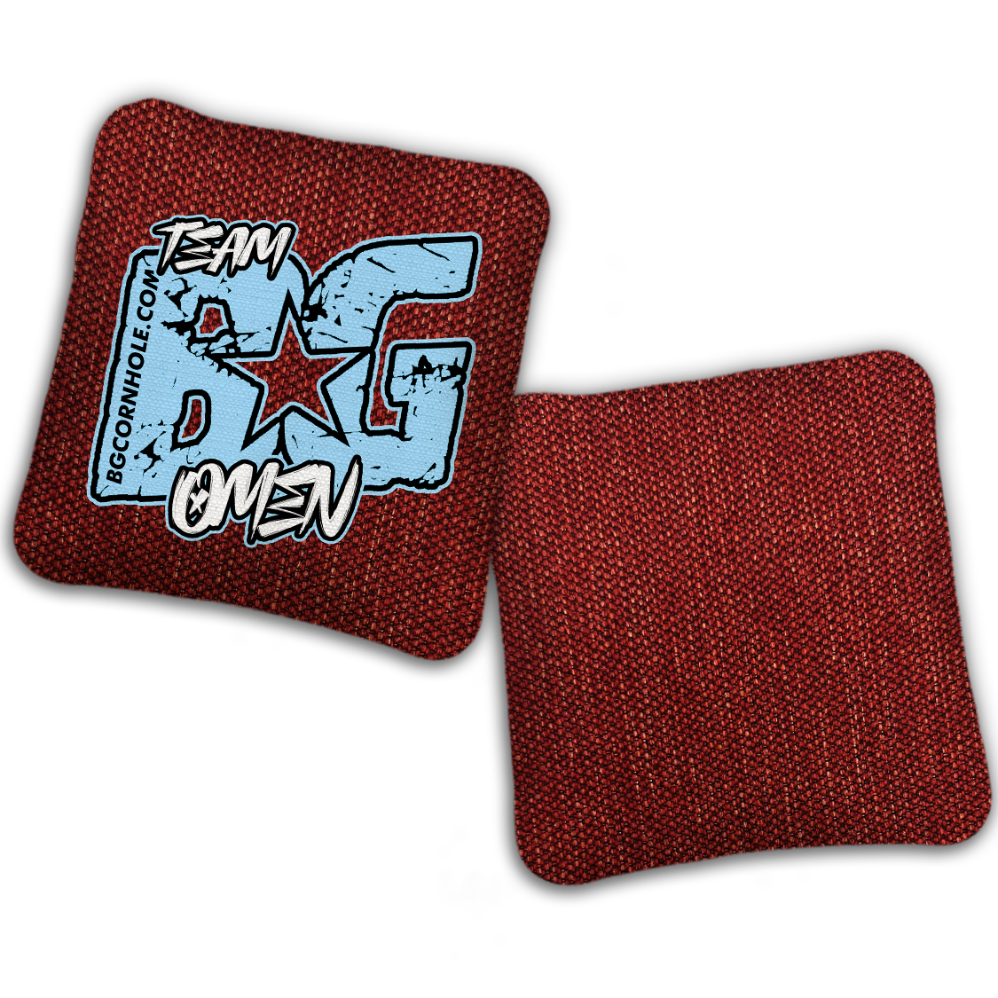 UNSTAMPED BG OMEN “ESPN THROWBACK COLORMATCH" - Cornhole Bags - SET OF 4 BAGS