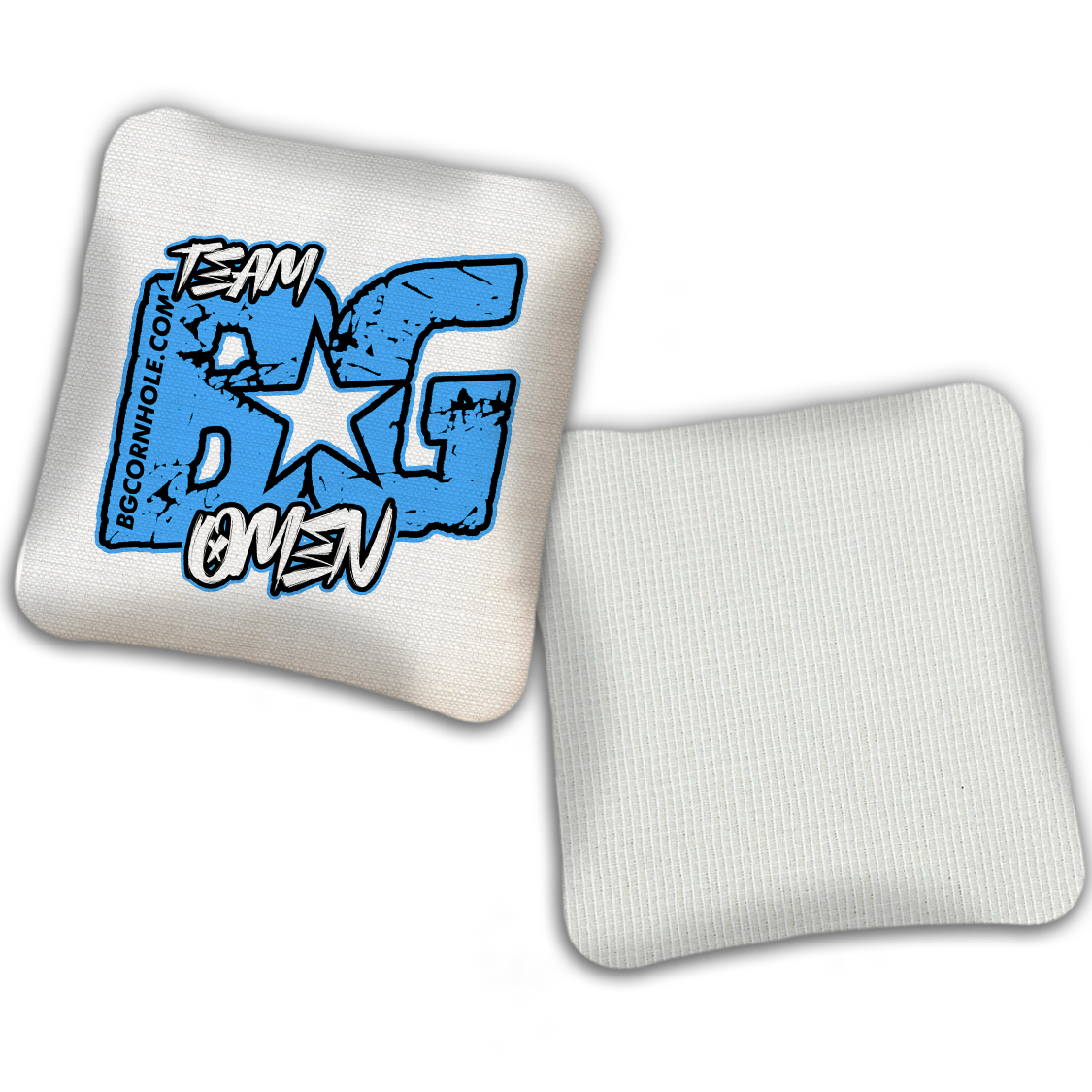 UNSTAMPED BG OMEN “ESPN THROWBACK COLORMATCH" - Cornhole Bags - SET OF 4 BAGS