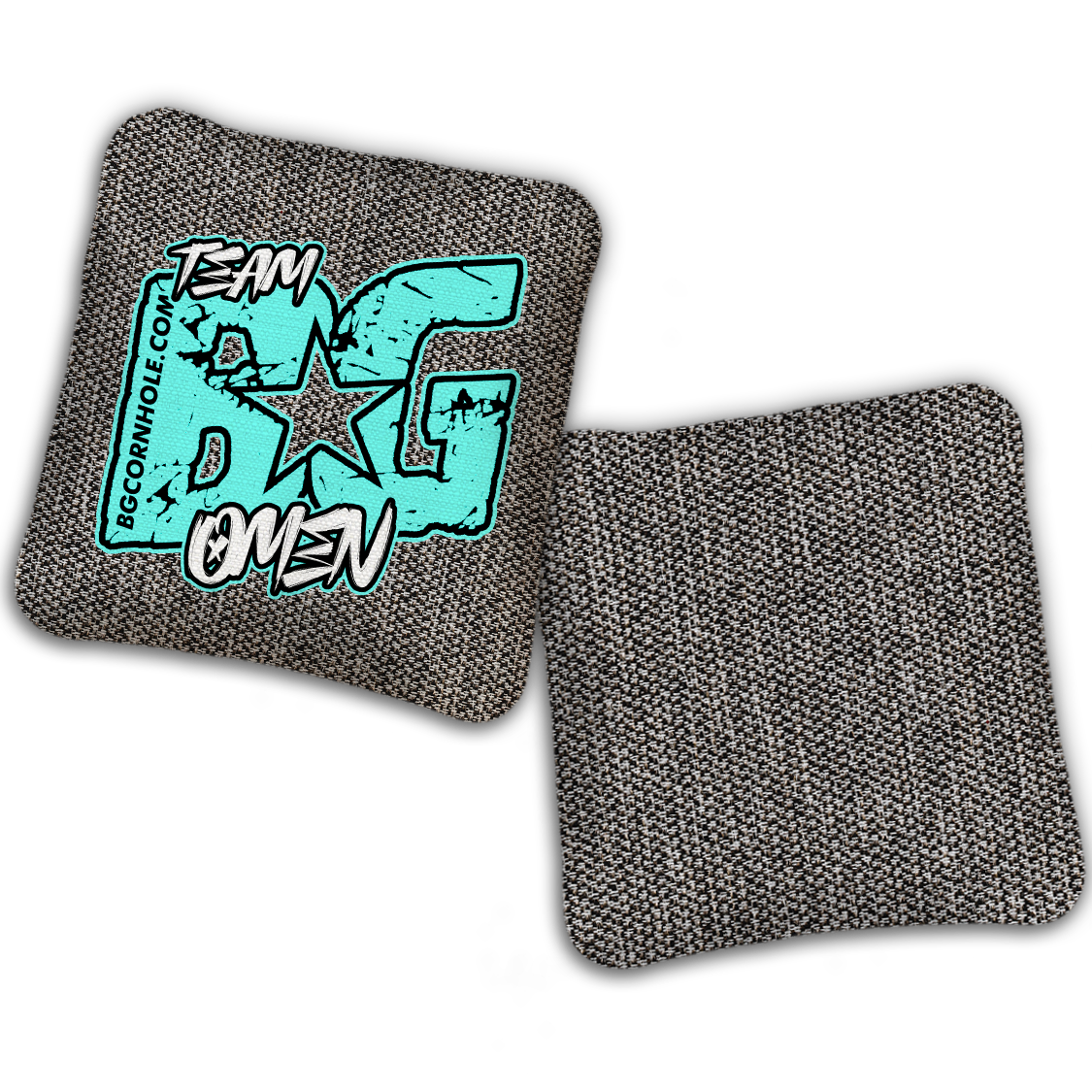 UNSTAMPED BG OMEN “ESPN THROWBACK COLORMATCH" - Cornhole Bags - SET OF 4 BAGS