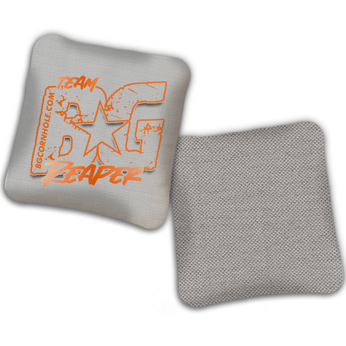 UNSTAMPED BG Multiple Bag Models "OUTLINED TEAM BG" - Cornhole Bags - SET OF 4 BAGS
