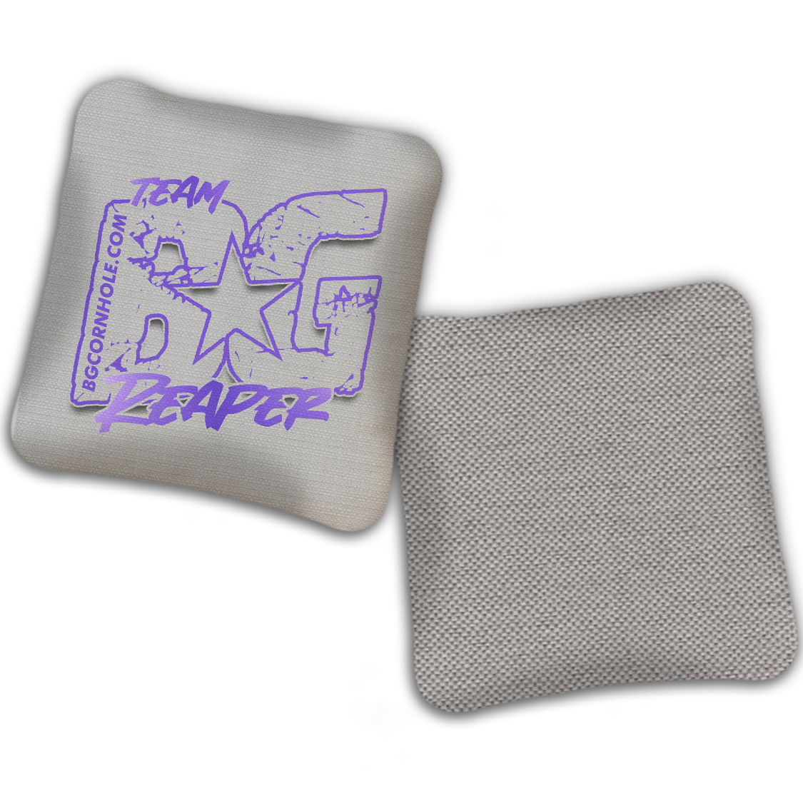 UNSTAMPED BG Multiple Bag Models "OUTLINED TEAM BG" - Cornhole Bags - SET OF 4 BAGS