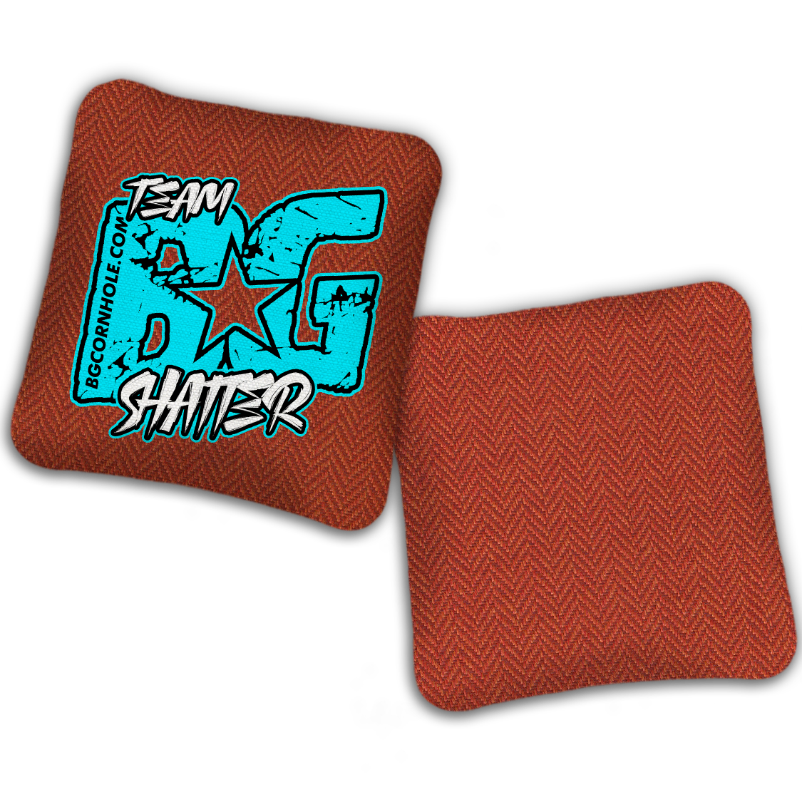 UNSTAMPED BG SHATTER “ESPN THROWBACK COLORMATCH" - Cornhole Bags - SET OF 4 BAGS