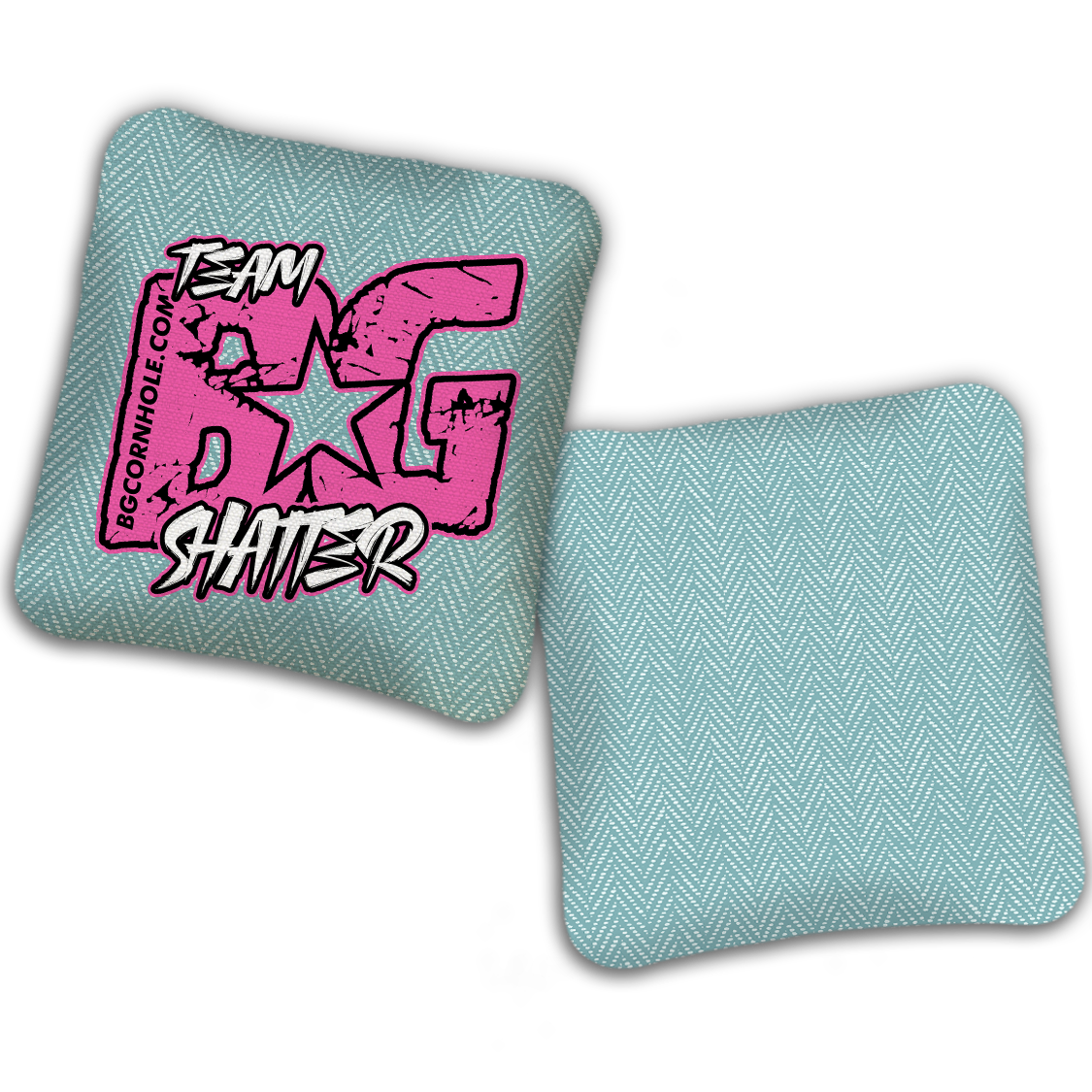 UNSTAMPED BG SHATTER “ESPN THROWBACK COLORMATCH" - Cornhole Bags - SET OF 4 BAGS