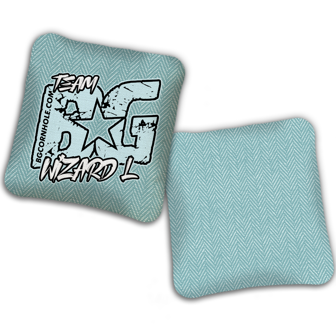UNSTAMPED BG WIZARD-L “ESPN THROWBACK COLORMATCH" - Cornhole Bags - SET OF 4 BAGS