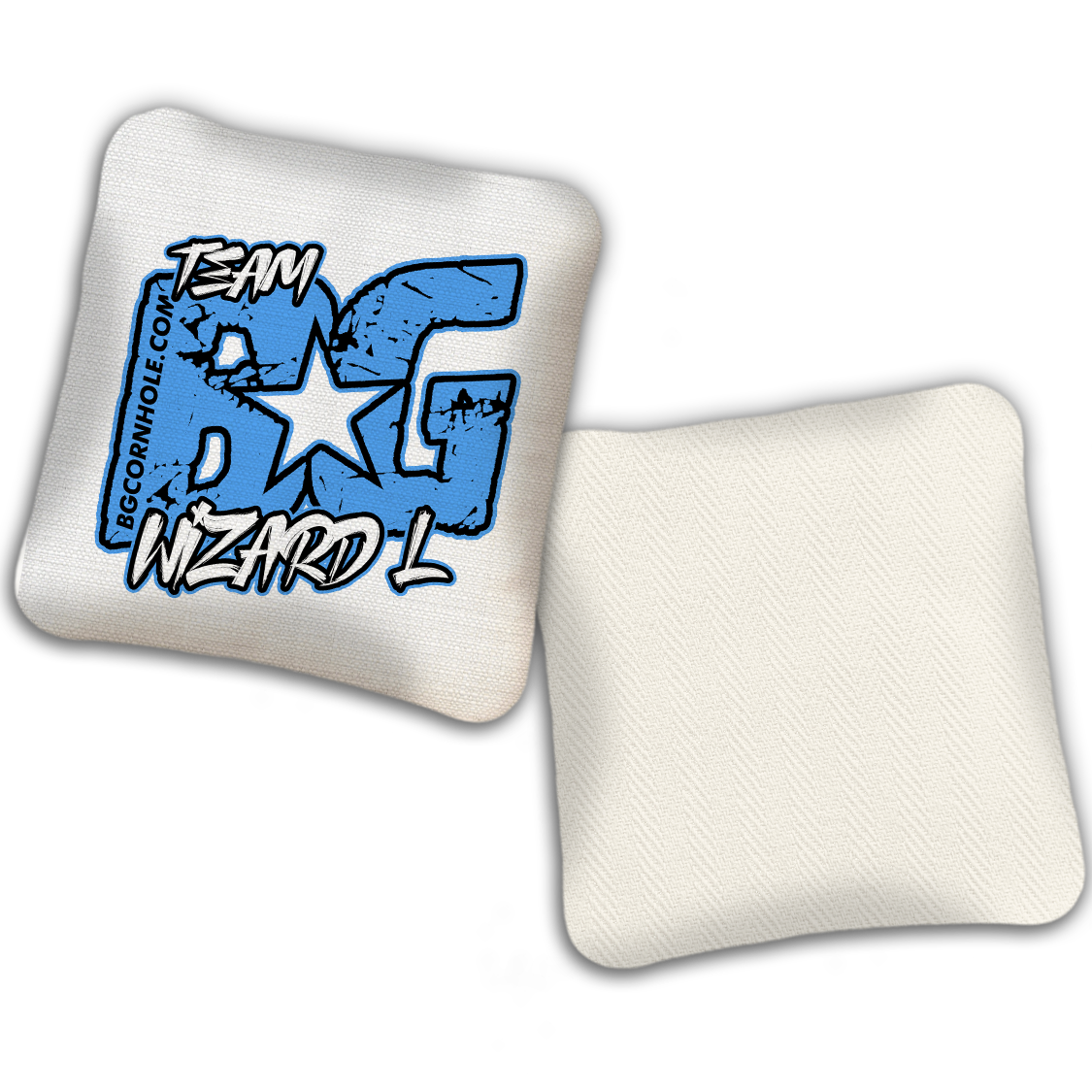 UNSTAMPED BG WIZARD-L “ESPN THROWBACK COLORMATCH" - Cornhole Bags - SET OF 4 BAGS
