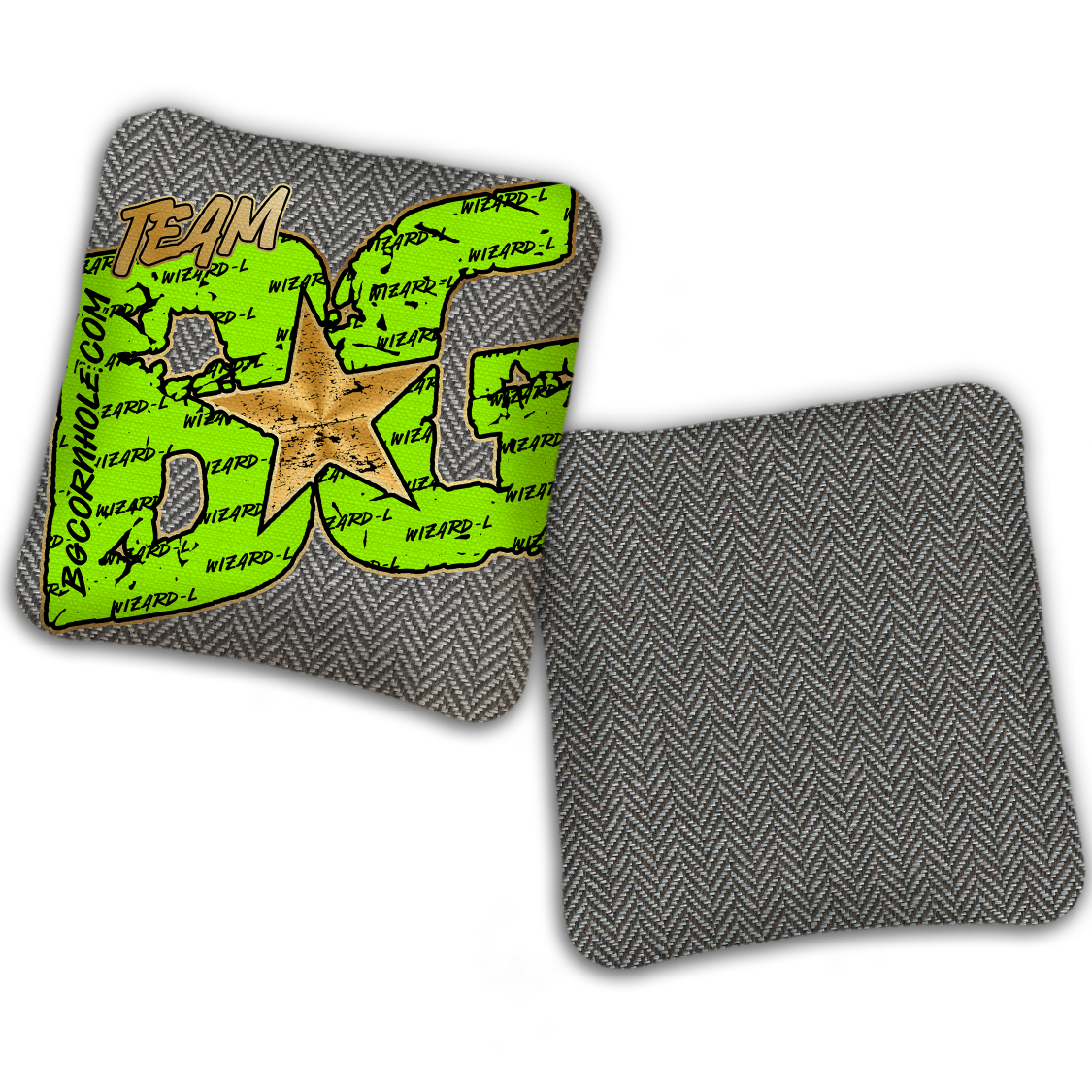 UNSTAMPED BG Wizard L "Big BG Colormatch" - Cornhole Bags - SET OF 4 BAGS