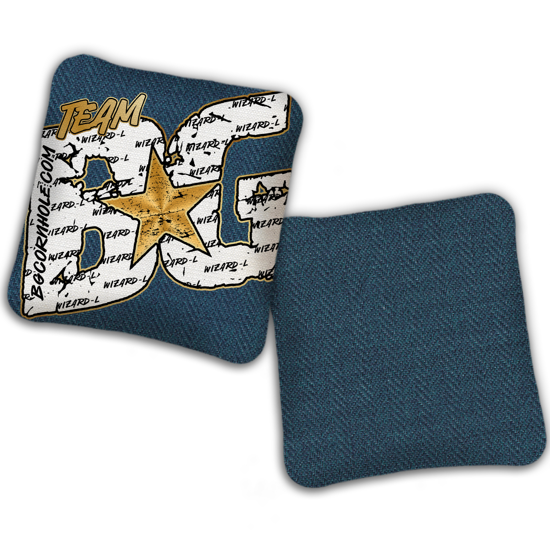 UNSTAMPED BG Wizard L "Big BG Colormatch" - Cornhole Bags - SET OF 4 BAGS
