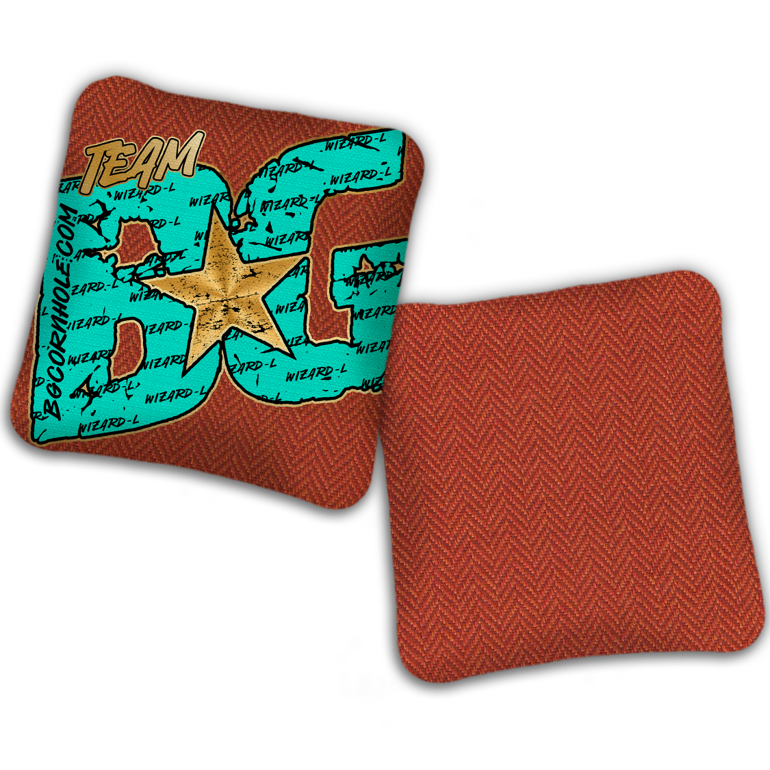 UNSTAMPED BG Wizard L "Big BG Colormatch" - Cornhole Bags - SET OF 4 BAGS