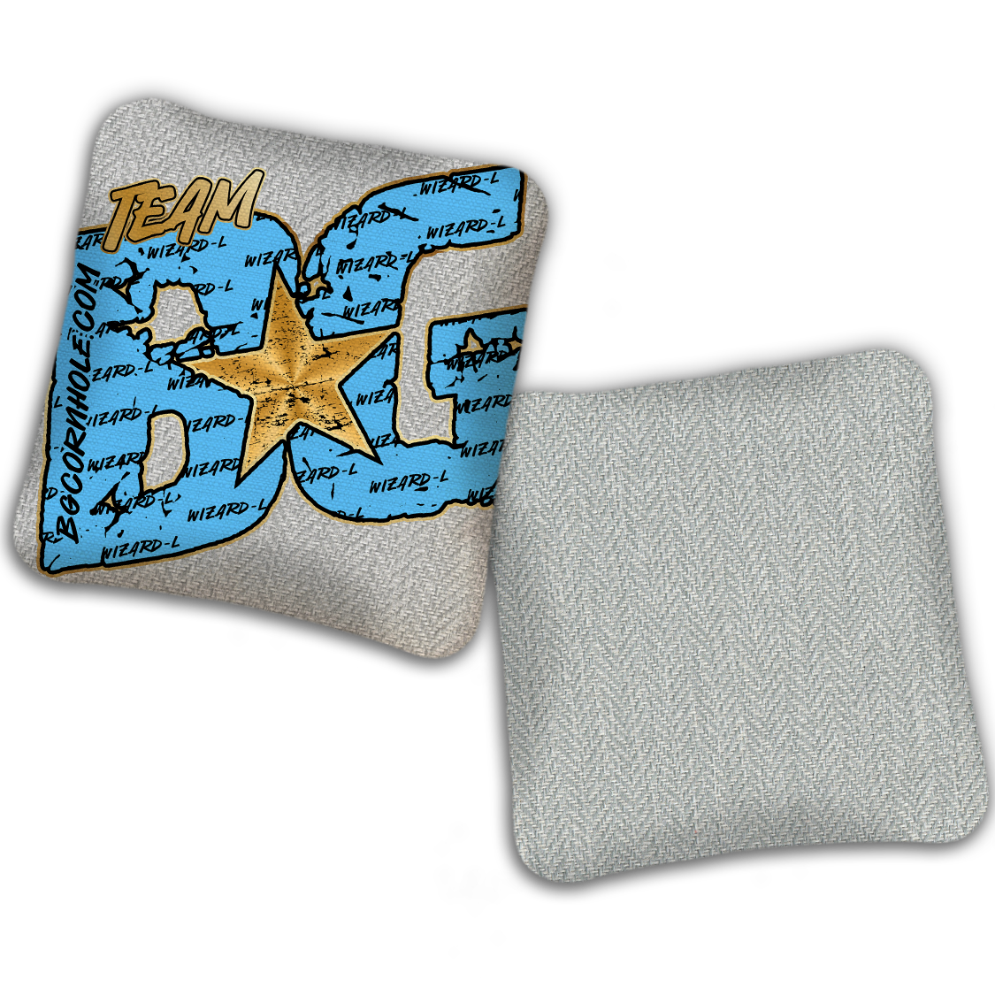 UNSTAMPED BG Wizard L "Big BG Colormatch" - Cornhole Bags - SET OF 4 BAGS