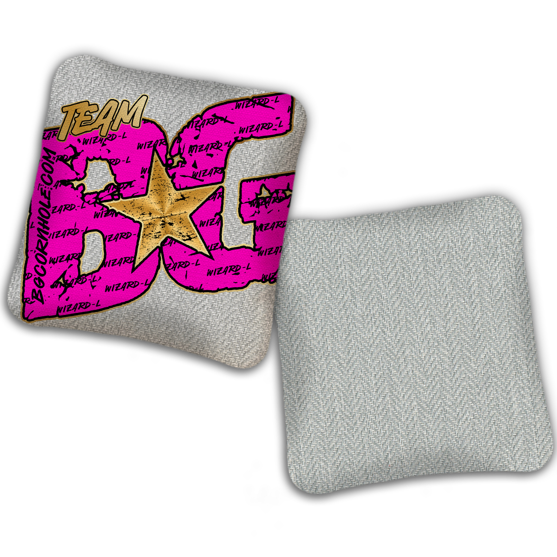 UNSTAMPED BG Wizard L "Big BG Colormatch" - Cornhole Bags - SET OF 4 BAGS