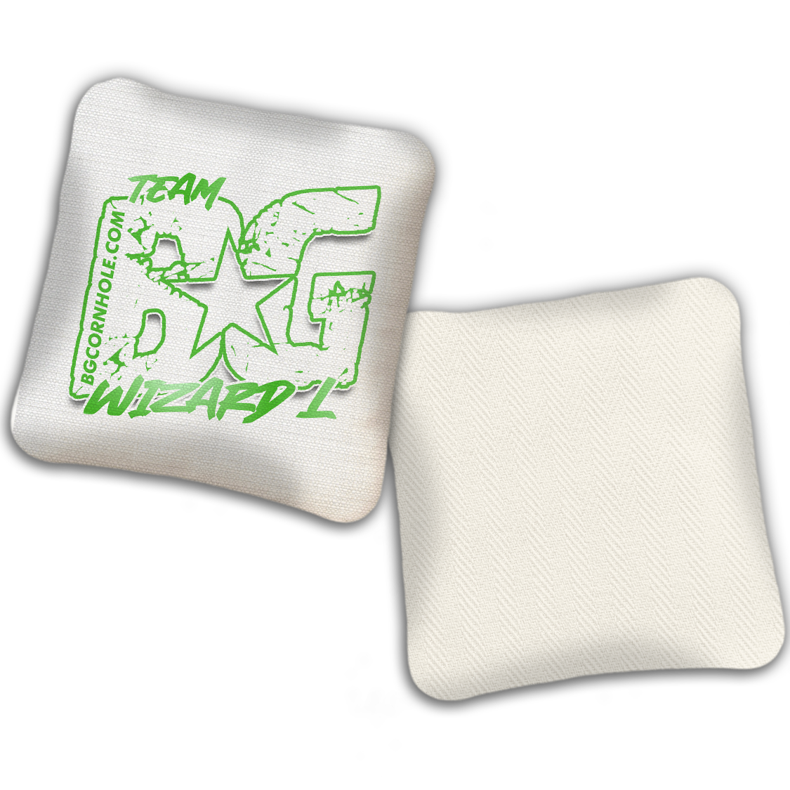 UNSTAMPED BG Multiple Bag Models "OUTLINED TEAM BG" - Cornhole Bags - SET OF 4 BAGS
