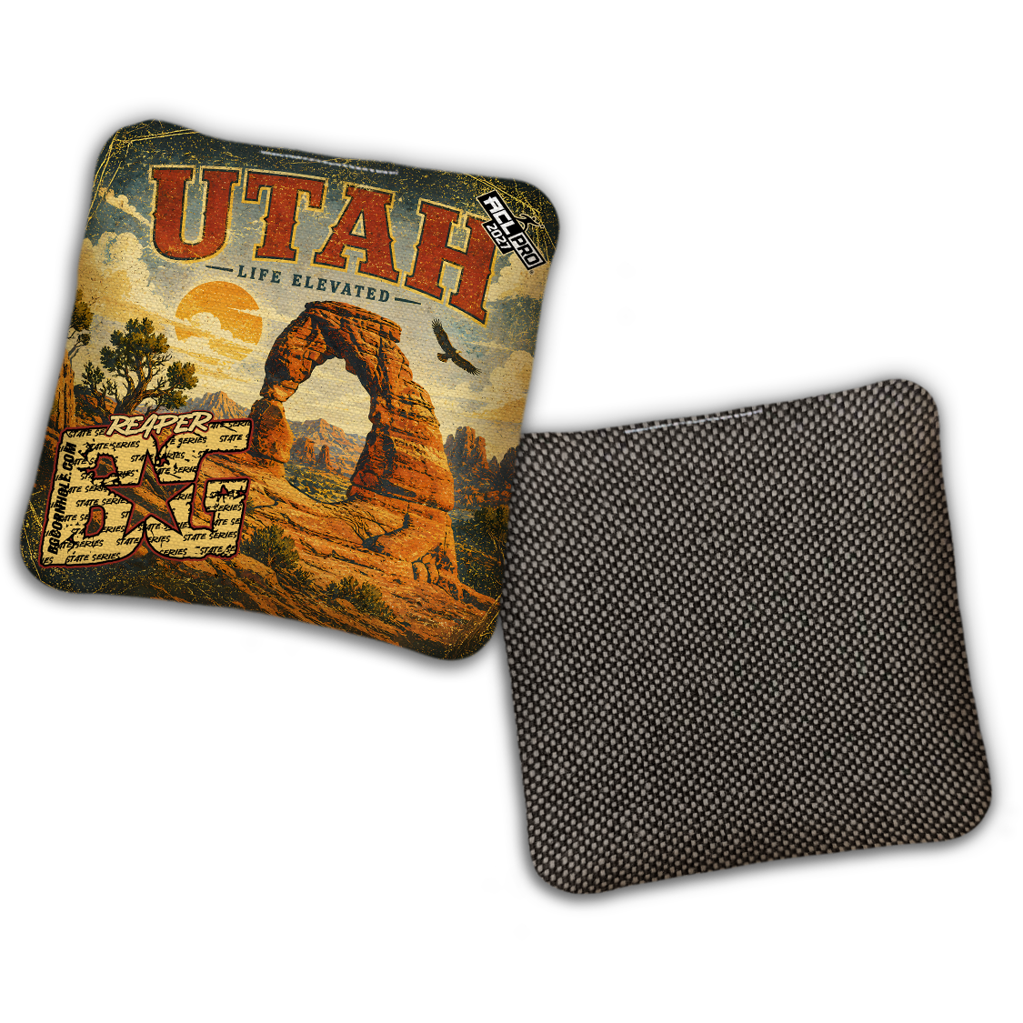 2027 BG Multiple Bag Models "UTAH" - ACL Pro Stamped Cornhole Bags - SET OF 4 BAGS