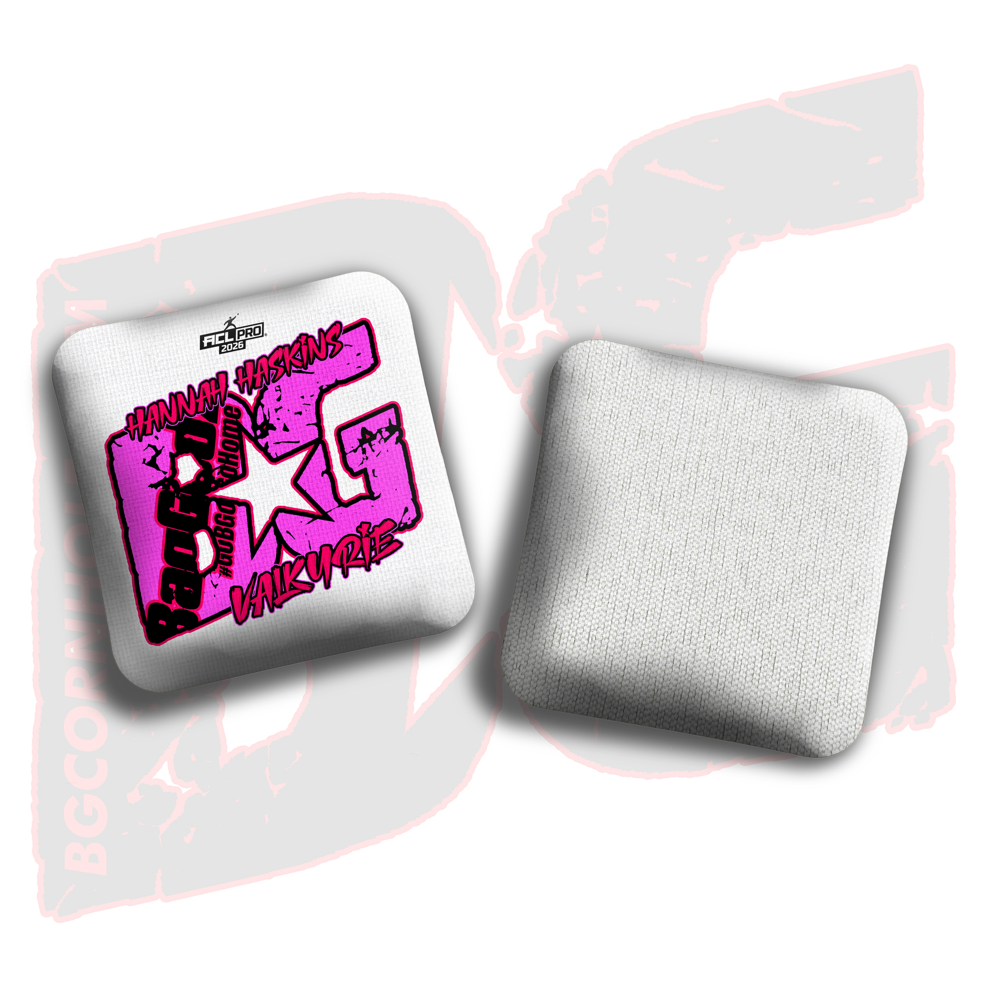 2026 BG Multiple Bag Models  - "Hannah Haskins” - ACL Pro Stamped Cornhole Bags - SET OF 4 BAGS