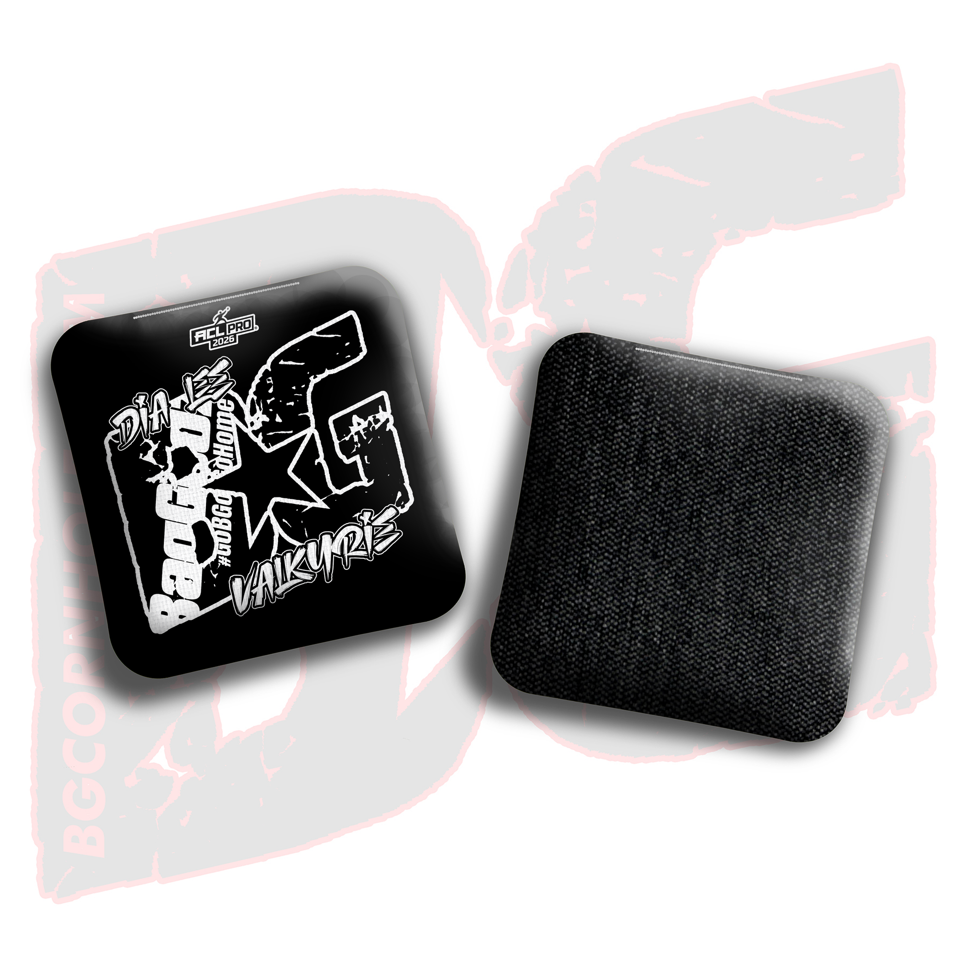 2026 BG Multiple Bag Models  - "Dia Lee” - ACL Pro Stamped Cornhole Bags - SET OF 4 BAGS