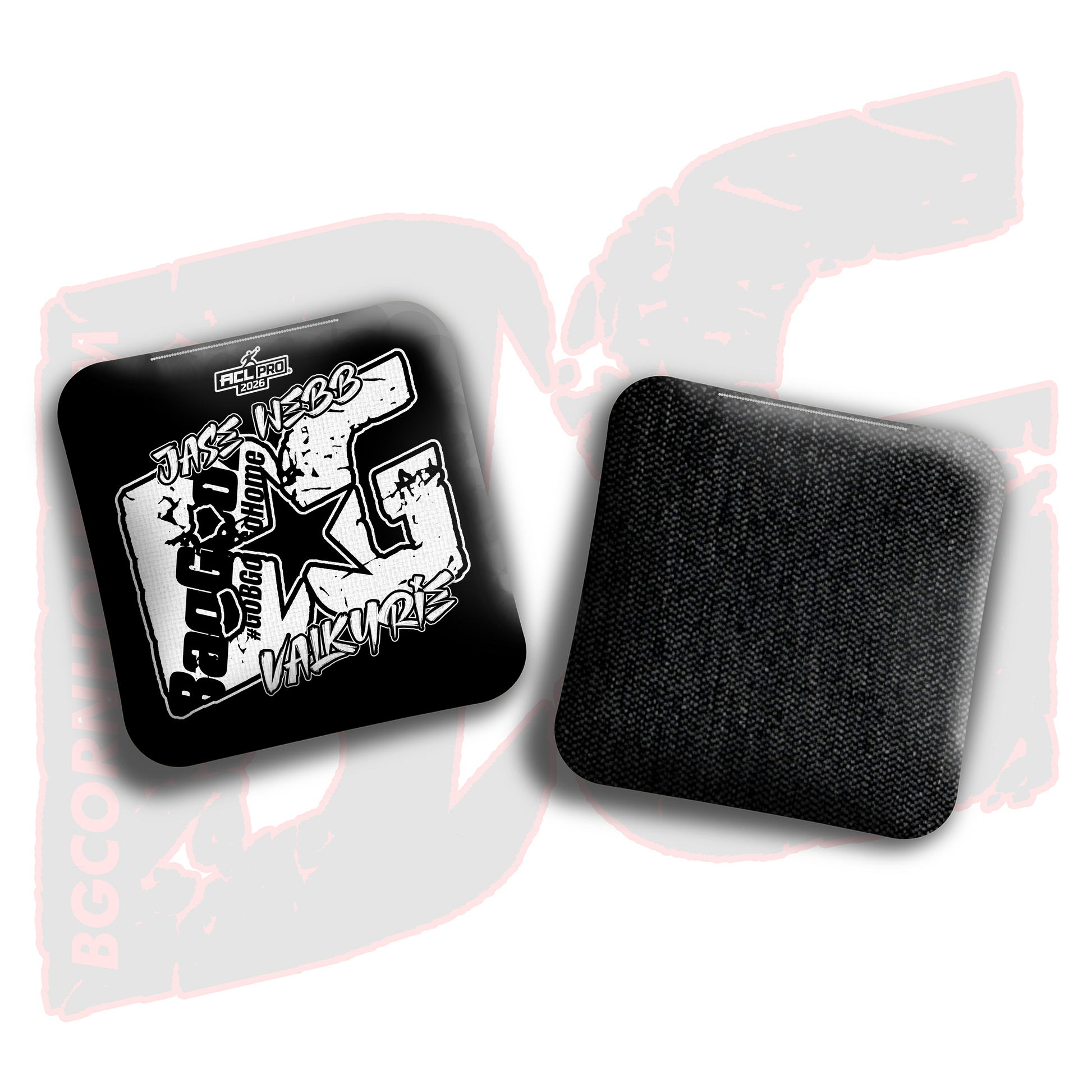 2026 BG Multiple Bag Models  - "Jase Webb” - ACL Pro Stamped Cornhole Bags - SET OF 4 BAGS
