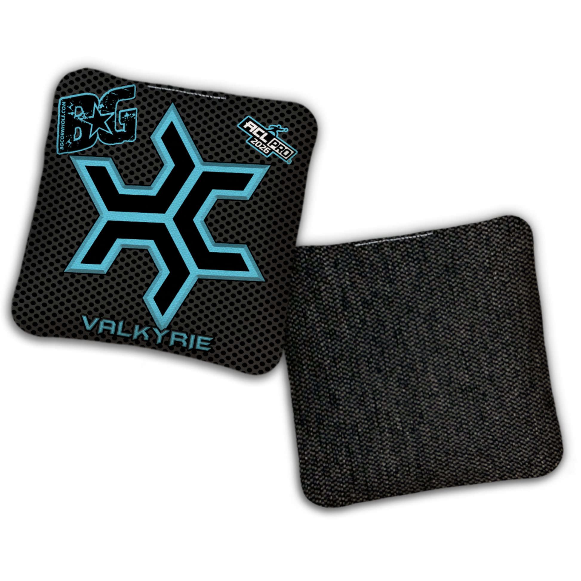 2027 Multiple Bag Models  "CaddySack Carbon Fiber” Collab - ACL Pro Stamped Cornhole Bags - SET OF 4 BAGS