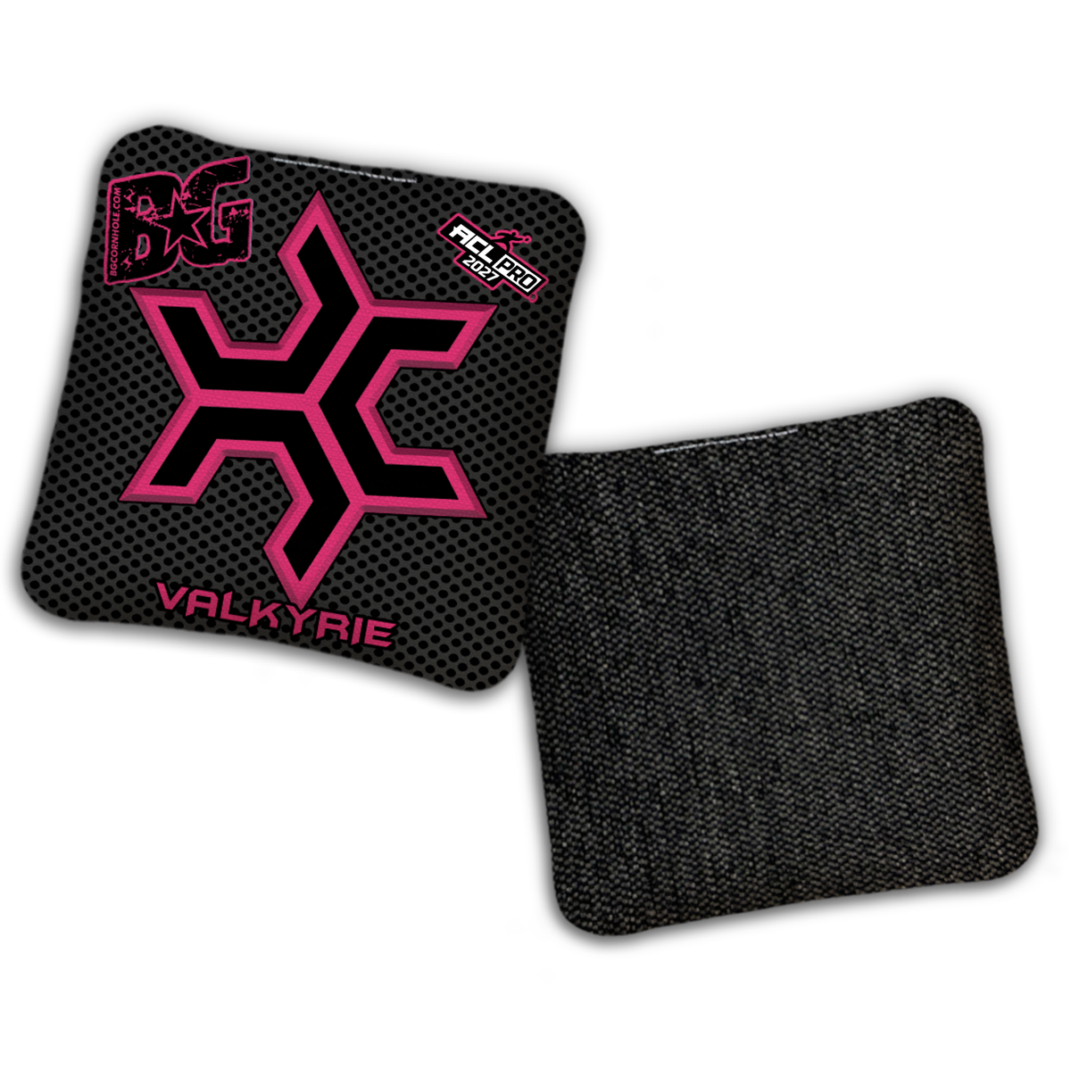 2027 Multiple Bag Models  "CaddySack Carbon Fiber” Collab - ACL Pro Stamped Cornhole Bags - SET OF 4 BAGS
