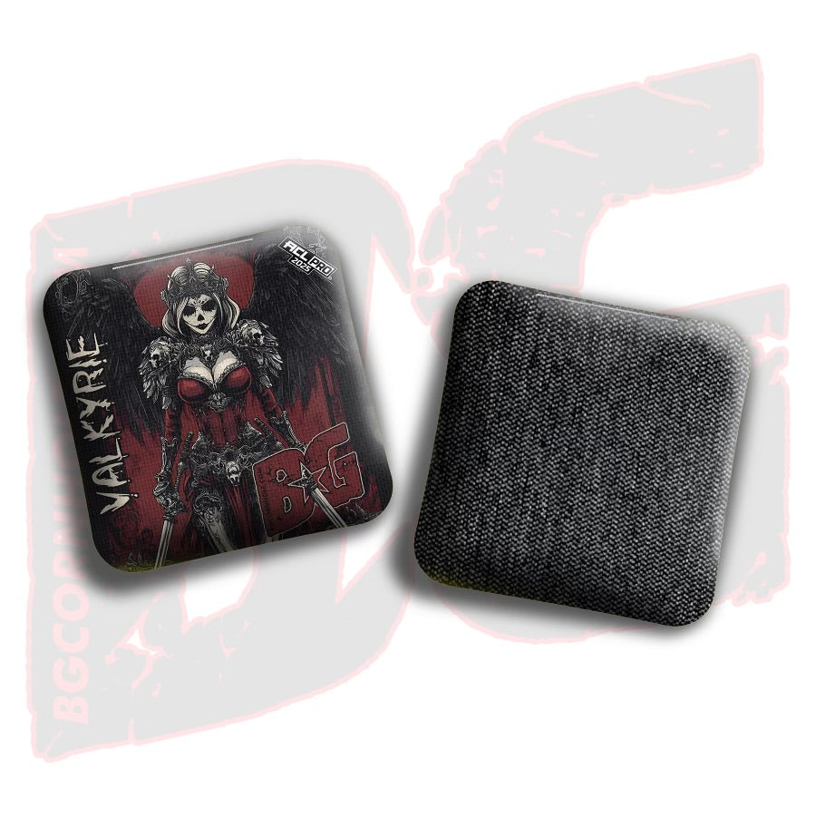 2025 BG Valkyrie "Death Warrior" - ACL Pro Stamped Cornhole Bags - SET OF 4 BAGS