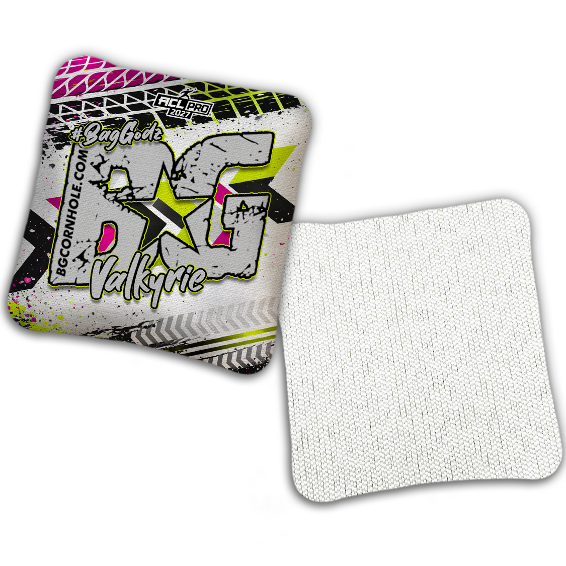 2027 BG Multiple Bag Models "GRUNGE TRACKS" - ACL Pro Stamped Cornhole Bags - SET OF 4 BAGS