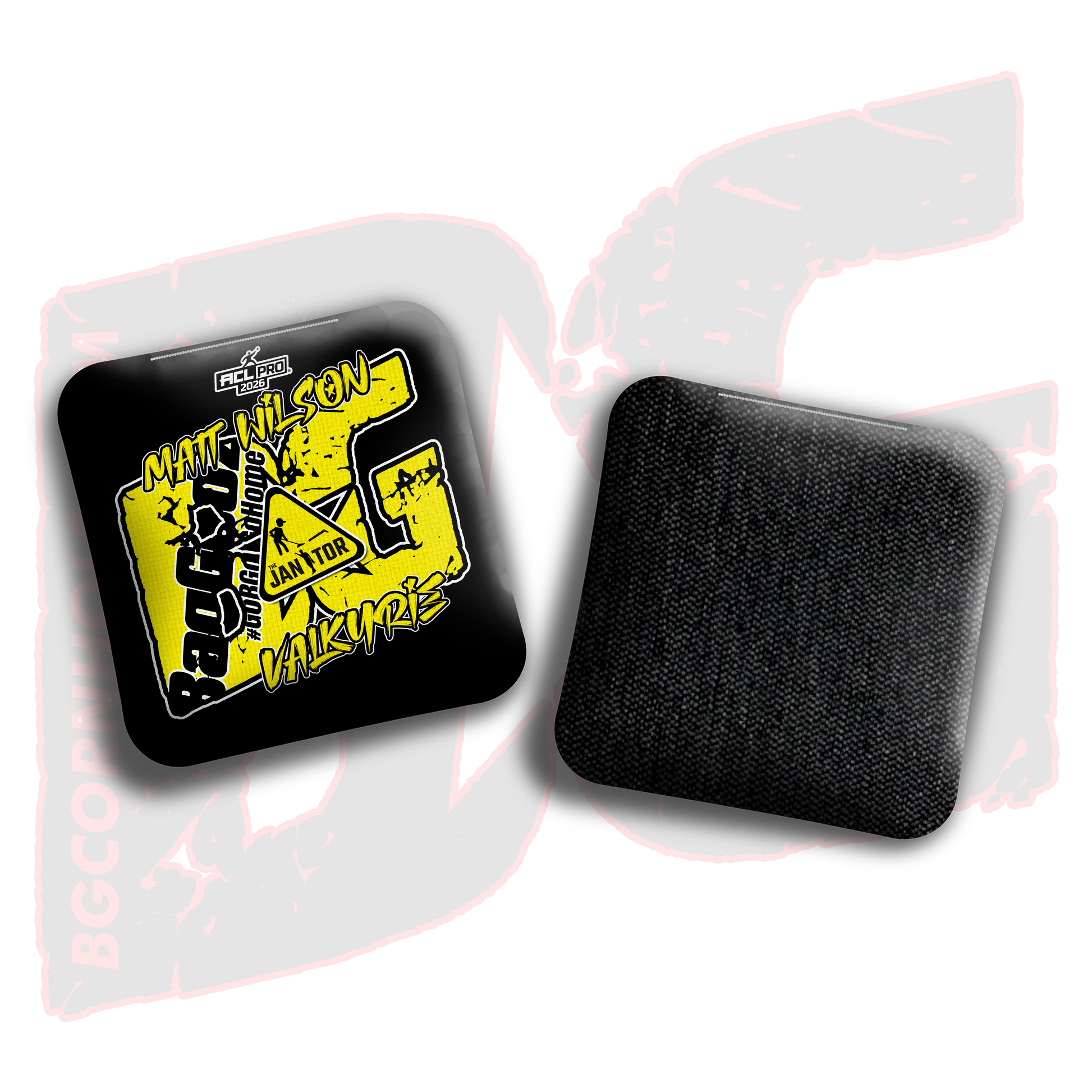 2026 BG Multiple Bag Models  - "Matt Wilson” - ACL Pro Stamped Cornhole Bags - SET OF 4 BAGS