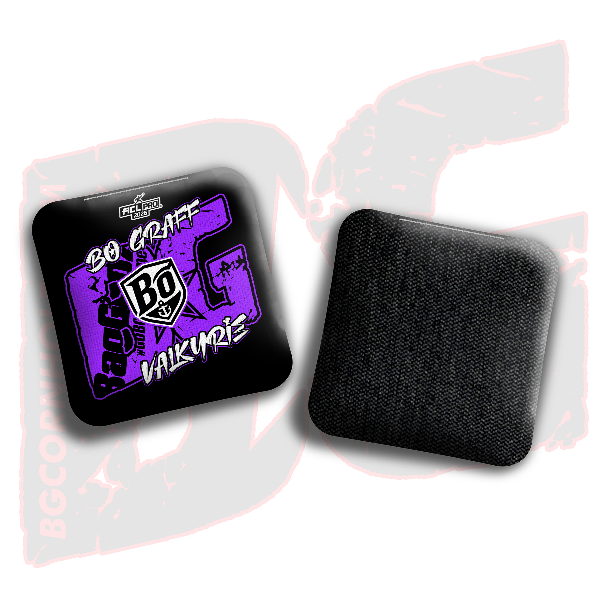 2026 BG Multiple Bag Models  - "Bo Graff” - ACL Pro Stamped Cornhole Bags - SET OF 4 BAGS