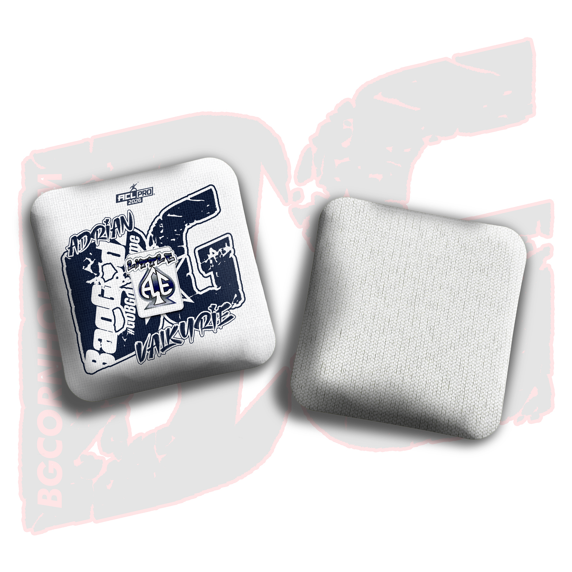 2026 BG Multiple Bag Models  - "Adrian Clark” - ACL Pro Stamped Cornhole Bags - SET OF 4 BAGS