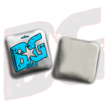 Load image into Gallery viewer, BG Multiple Bag Models - &quot;Smoke Bomb&quot; - 4&quot; ACL Mini Stamped Cornhole Bags- Set of 4 Bags