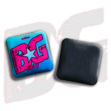 Load image into Gallery viewer, BG Multiple Bag Models - &quot;Smoke Bomb&quot; - 4&quot; ACL Mini Stamped Cornhole Bags- Set of 4 Bags