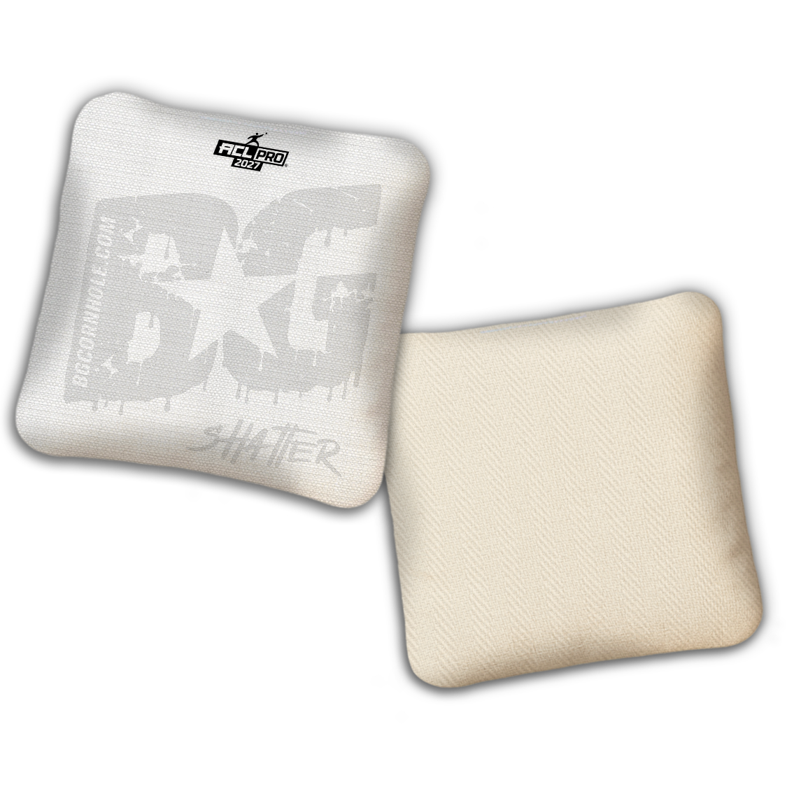 2027 BG Multiple Bag Models "Whiteout" - ACL Pro Stamped Cornhole Bags - SET OF 4 BAGS