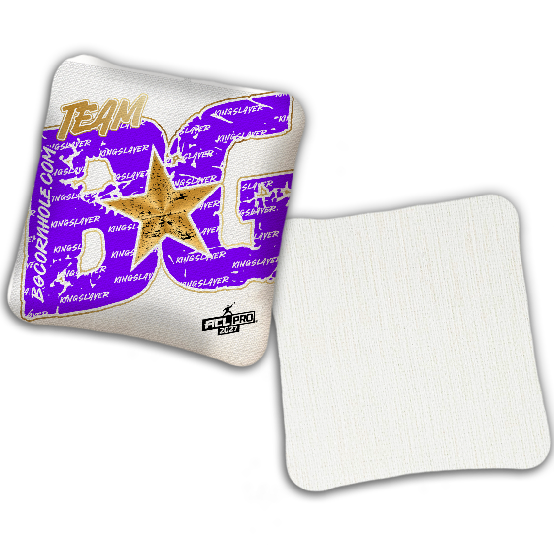 2027 BG Kingslayer "Big BG Colormatch" - ACL Pro Stamped Cornhole Bags - SET OF 4 BAGS