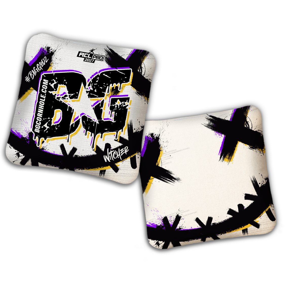 2027 BG Multiple Bag Models "WHY SO SERIOUS" - ACL Pro Stamped Cornhole Bags - SET OF 4 BAGS