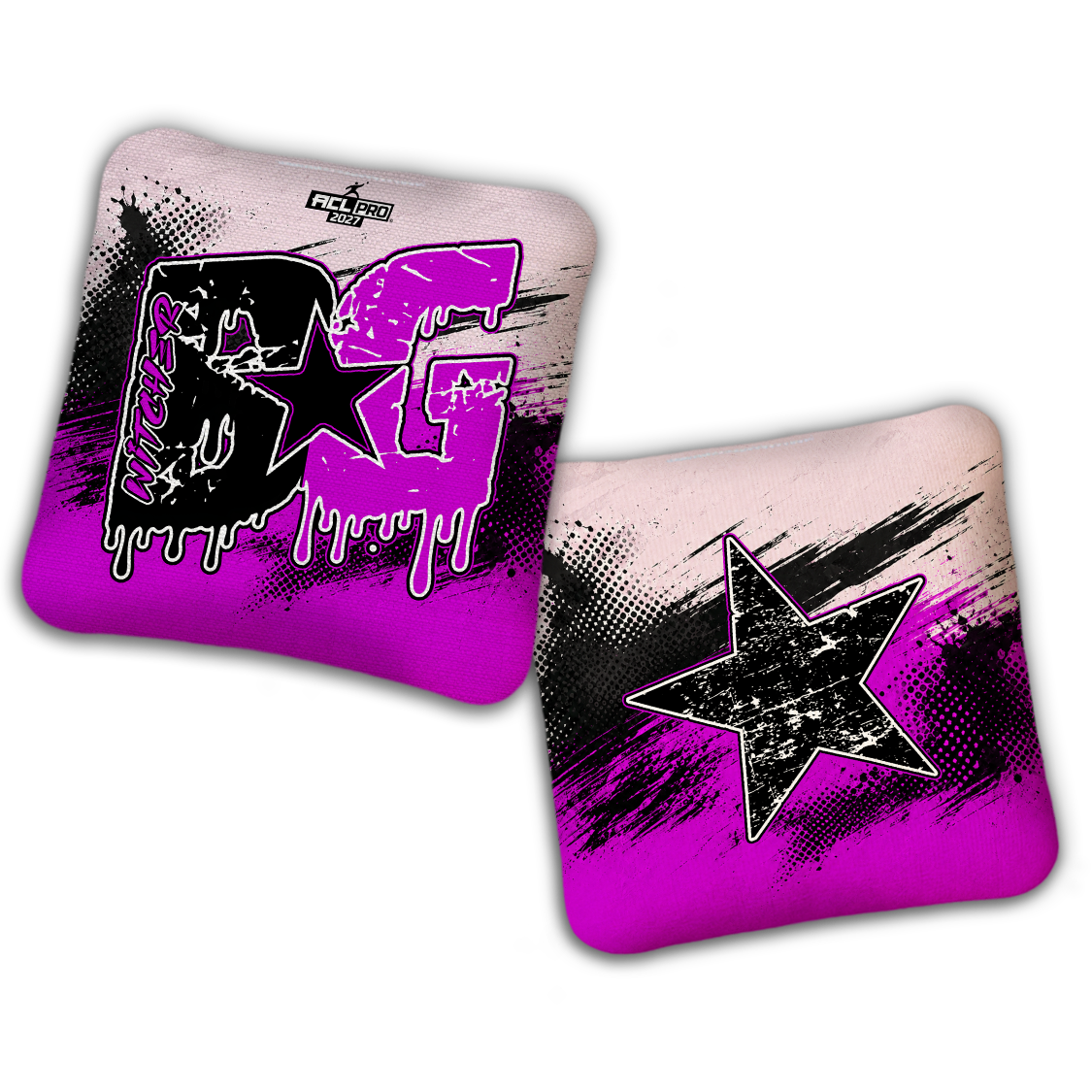 2027 BG Multiple Bag Models "GRUNGE" - ACL Pro Stamped Cornhole Bags - SET OF 4 BAGS
