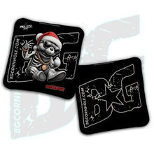 Load image into Gallery viewer, 2026 BG Multiple Bag Models &quot;Santa Skeleton Bear&quot; - ACL Pro Stamped Cornhole Bags - SET OF 4 BAGS