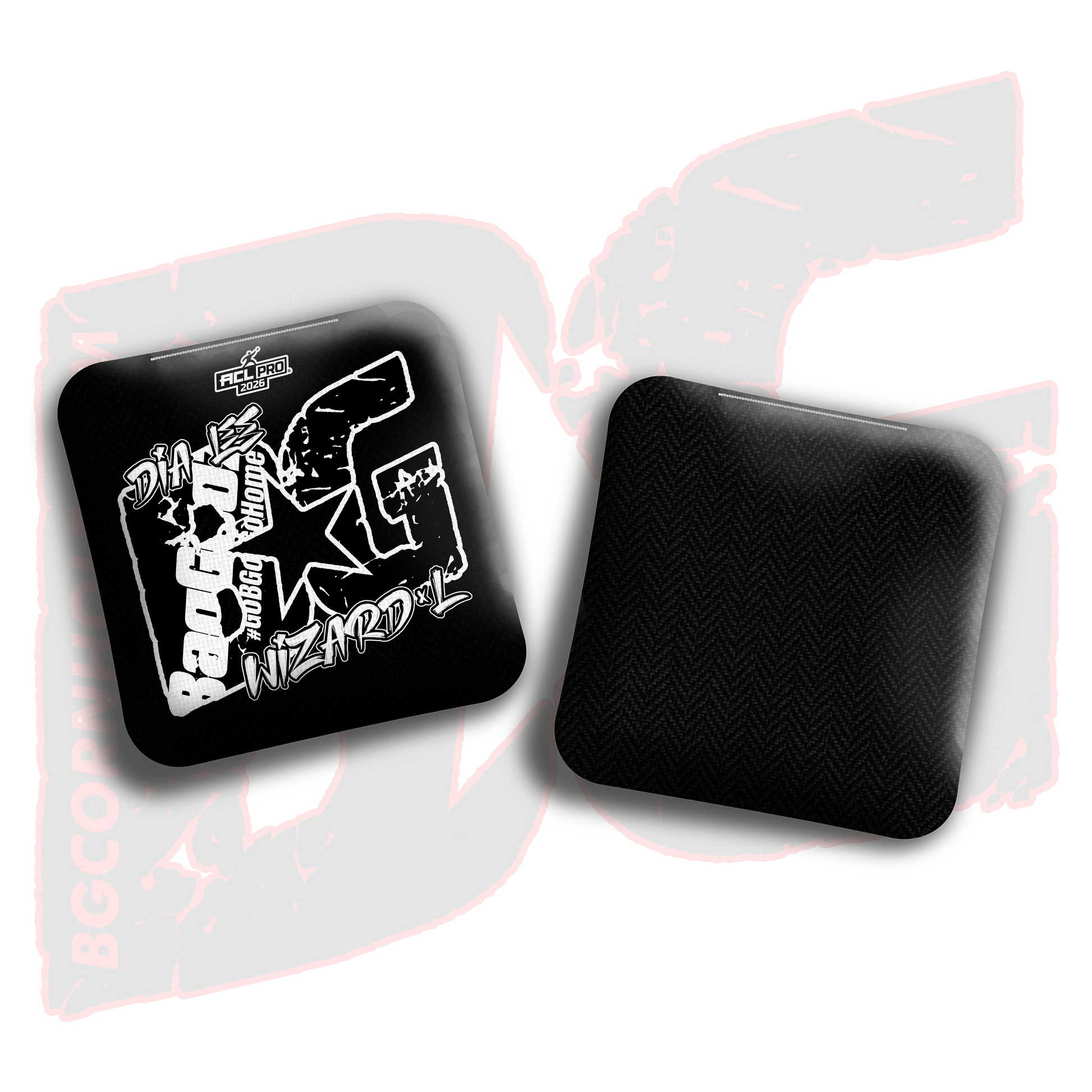 2026 BG Multiple Bag Models  - "Dia Lee” - ACL Pro Stamped Cornhole Bags - SET OF 4 BAGS