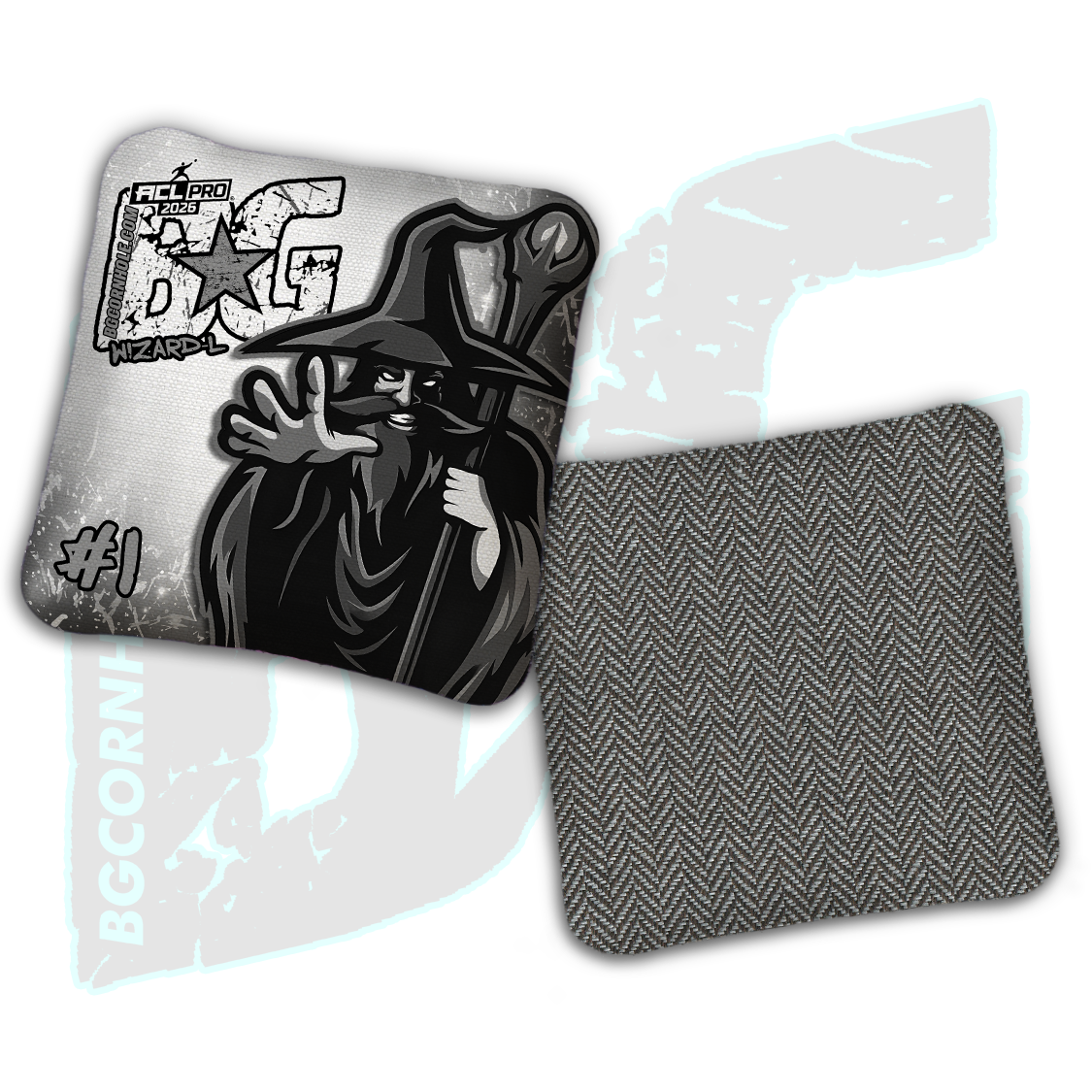 Limited Edition 2026 BG Multiple Bag Models "OG Wizard" - ACL Pro Stamped Cornhole Bags - SET OF 4 BAGS