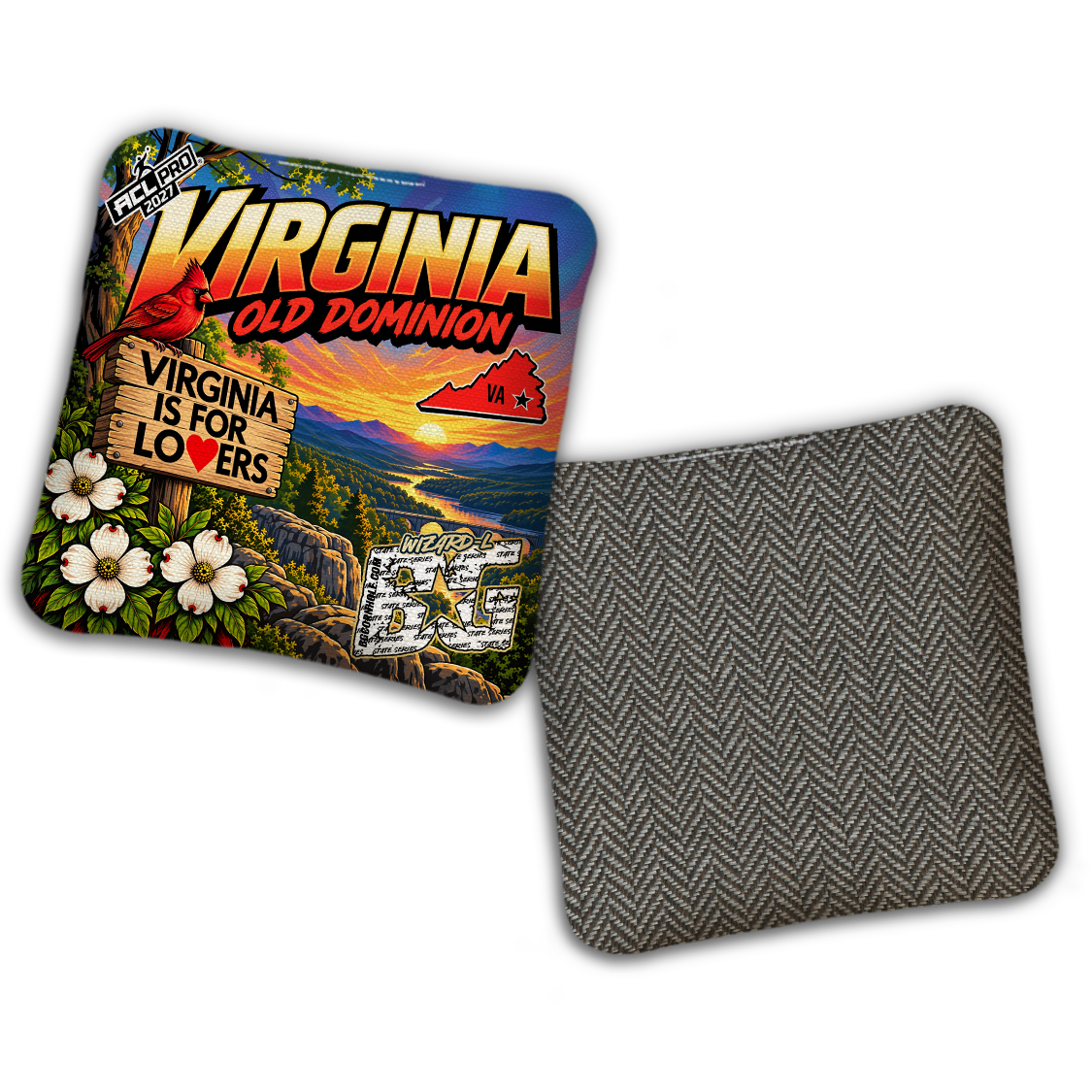 2027 BG Multiple Bag Models "Virginia Old Dominion" - ACL Pro Stamped Cornhole Bags