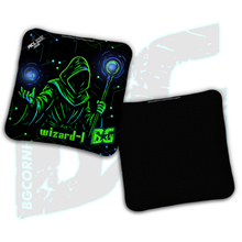 Load image into Gallery viewer, 2026 BG Multiple Bag Models "Cyber Wizard" - ACL Pro Stamped Cornhole Bags - SET OF 4 BAGS