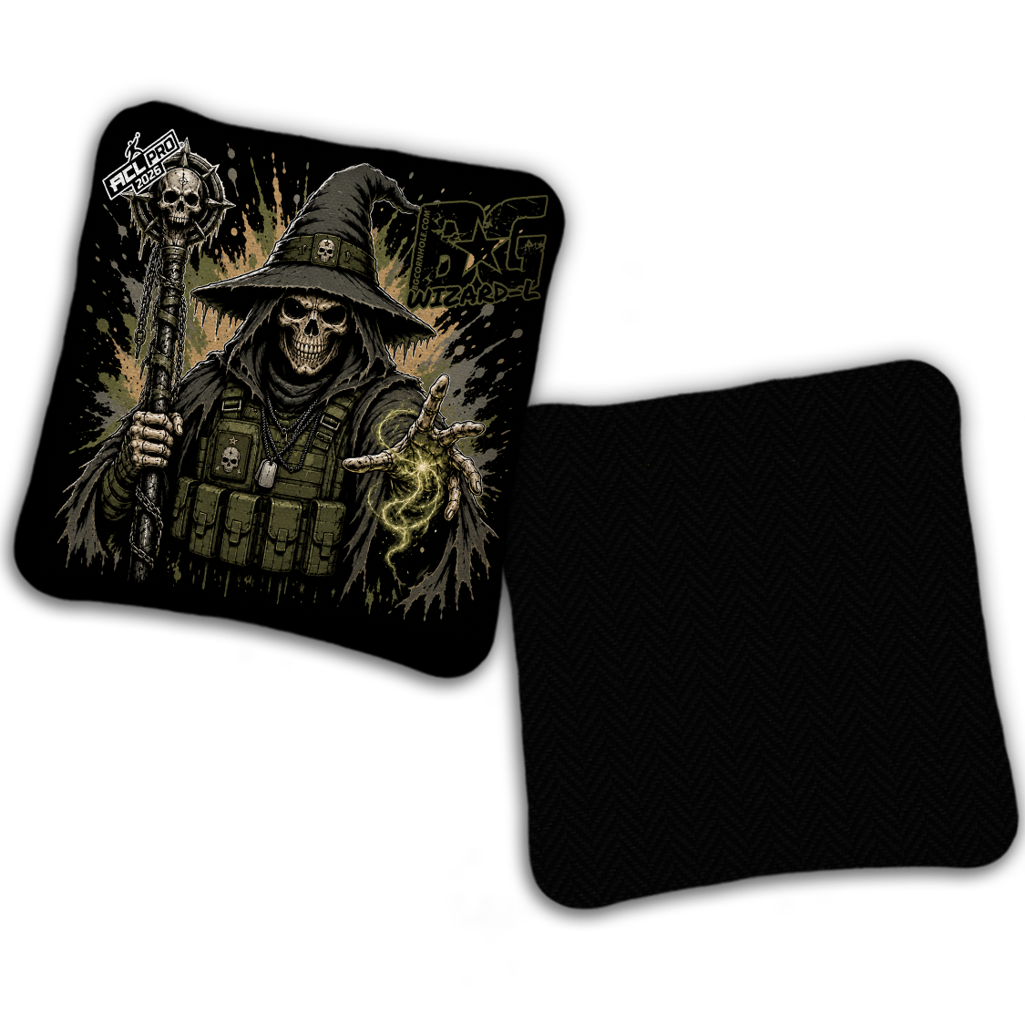 2026 BG Multiple Bag Types "Warzone" - ACL Pro Stamped Cornhole Bags - SET OF 4 BAGS