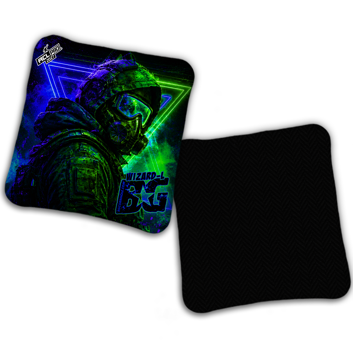 2027 BG Multiple Bag Models "NIGHT PROTOCOL" - ACL Pro Stamped Cornhole Bags - SET OF 4 BAGS