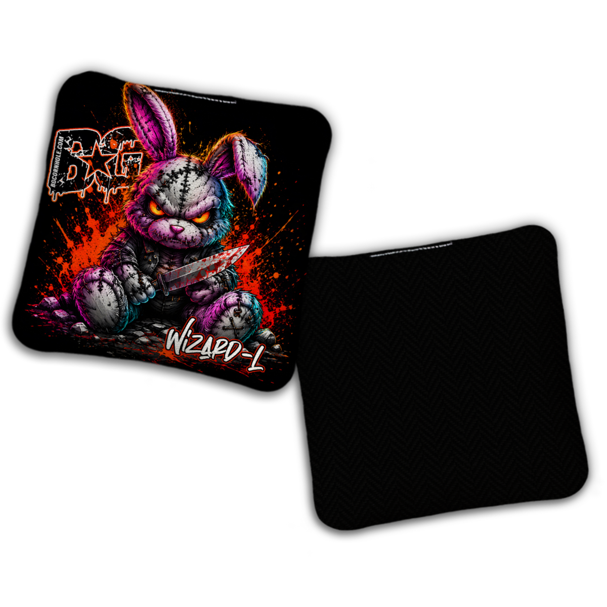 UNSTAMPED - BG Multiple Bag Models "BAD BUNNY" - Cornhole Bags - SET OF 4 BAGS
