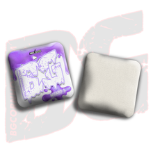 Load image into Gallery viewer, BG Multiple Bag Models - &quot;Drip&quot; - 4&quot; ACL Mini Stamped Cornhole Bags- Set of 4 Bags