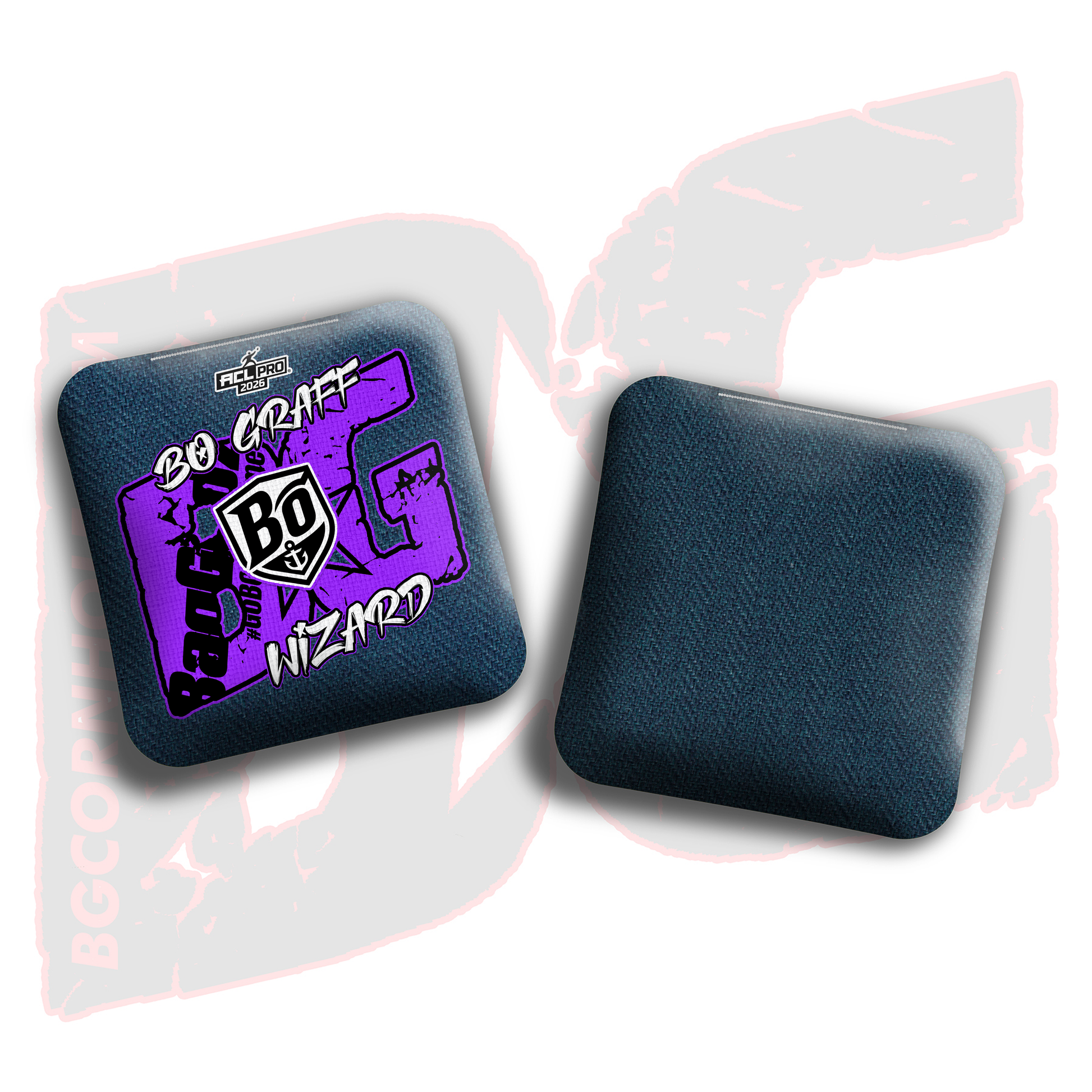 2026 BG Multiple Bag Models  - "Bo Graff” - ACL Pro Stamped Cornhole Bags - SET OF 4 BAGS