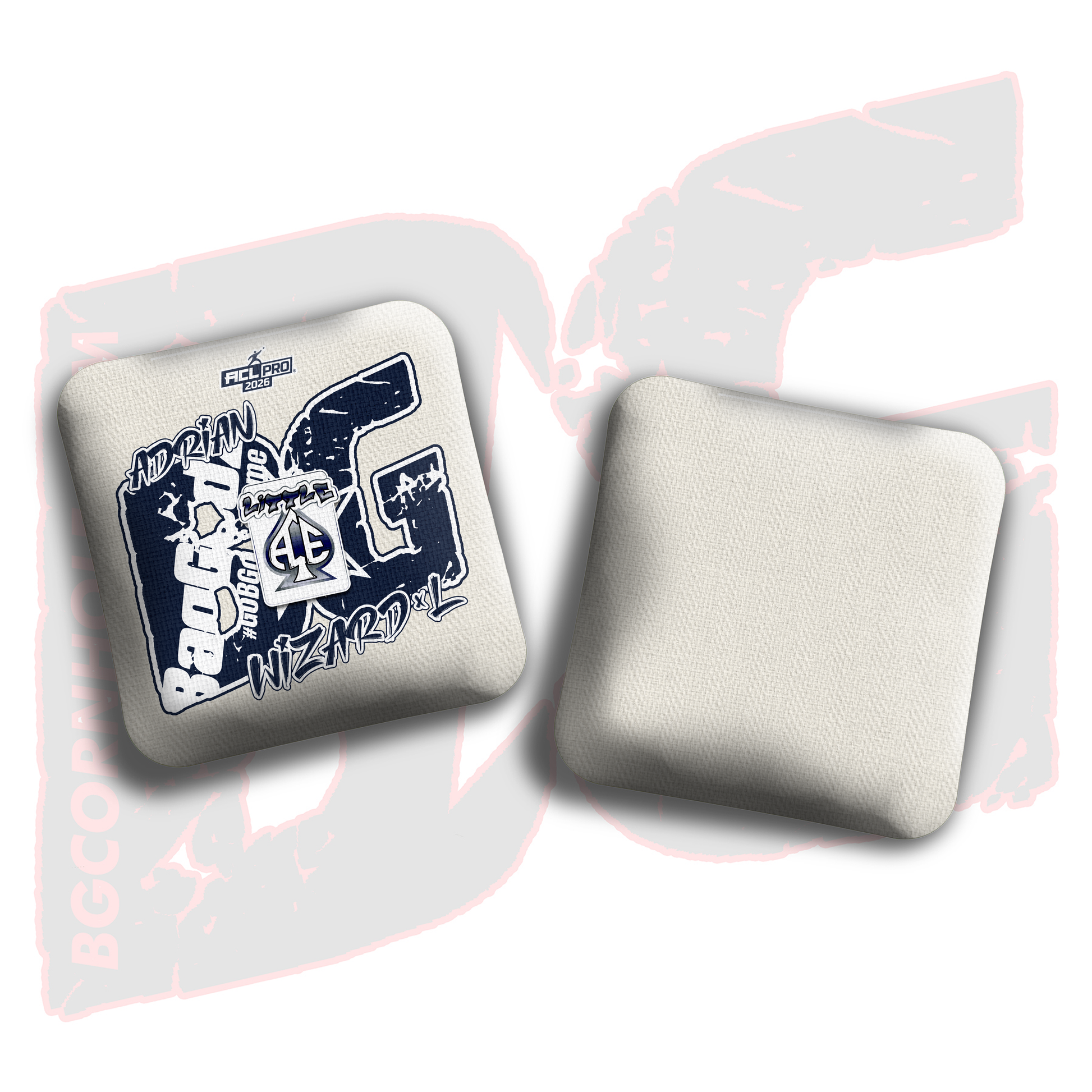 2026 BG Multiple Bag Models  - "Adrian Clark” - ACL Pro Stamped Cornhole Bags - SET OF 4 BAGS
